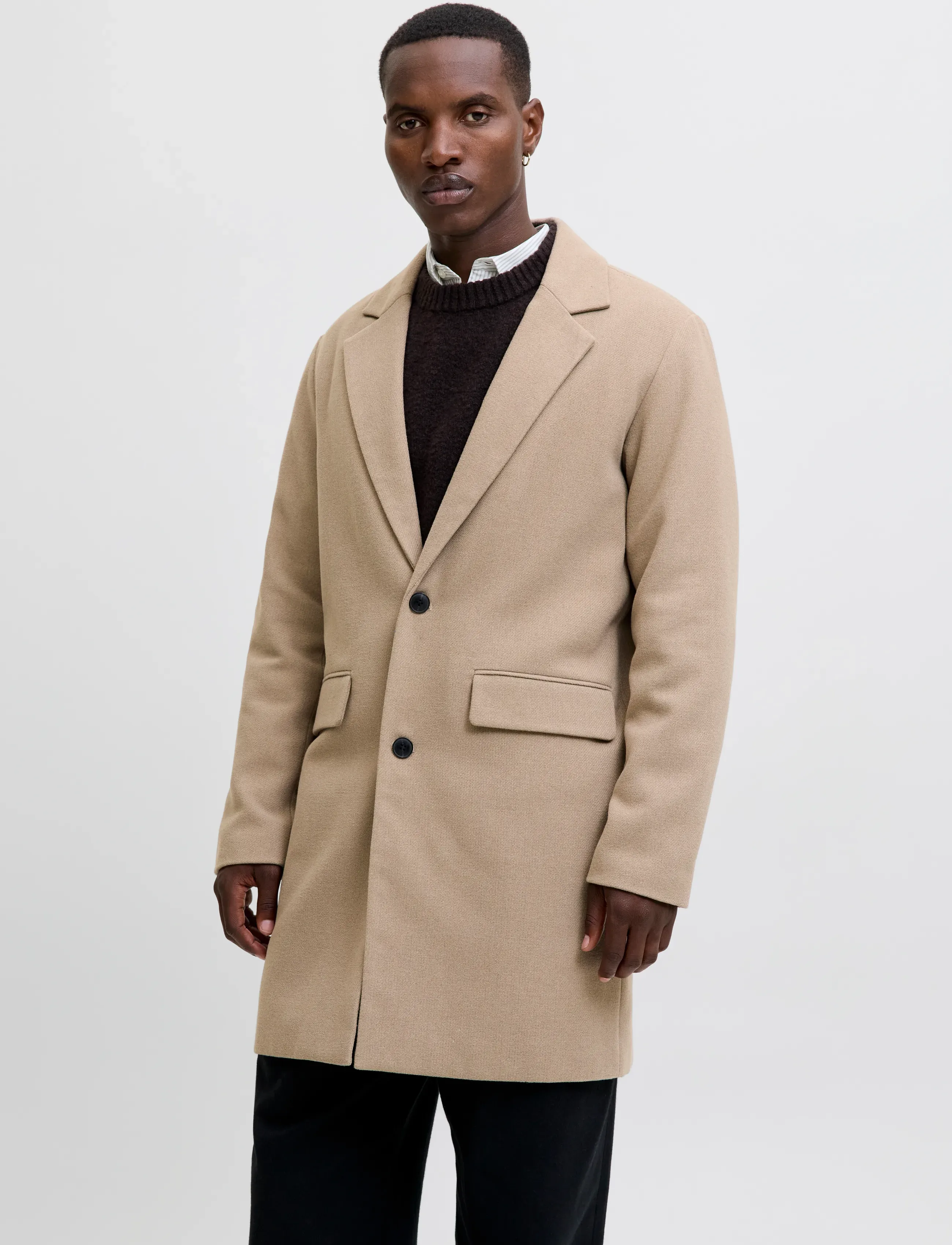 Jack & Jones JJEHARRIS COAT SN - Kleidung - GREIGE / beige