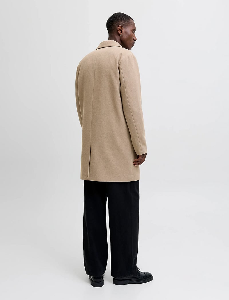 Jack & Jones - JJEHARRIS COAT SN - wollmäntel - greige - 2