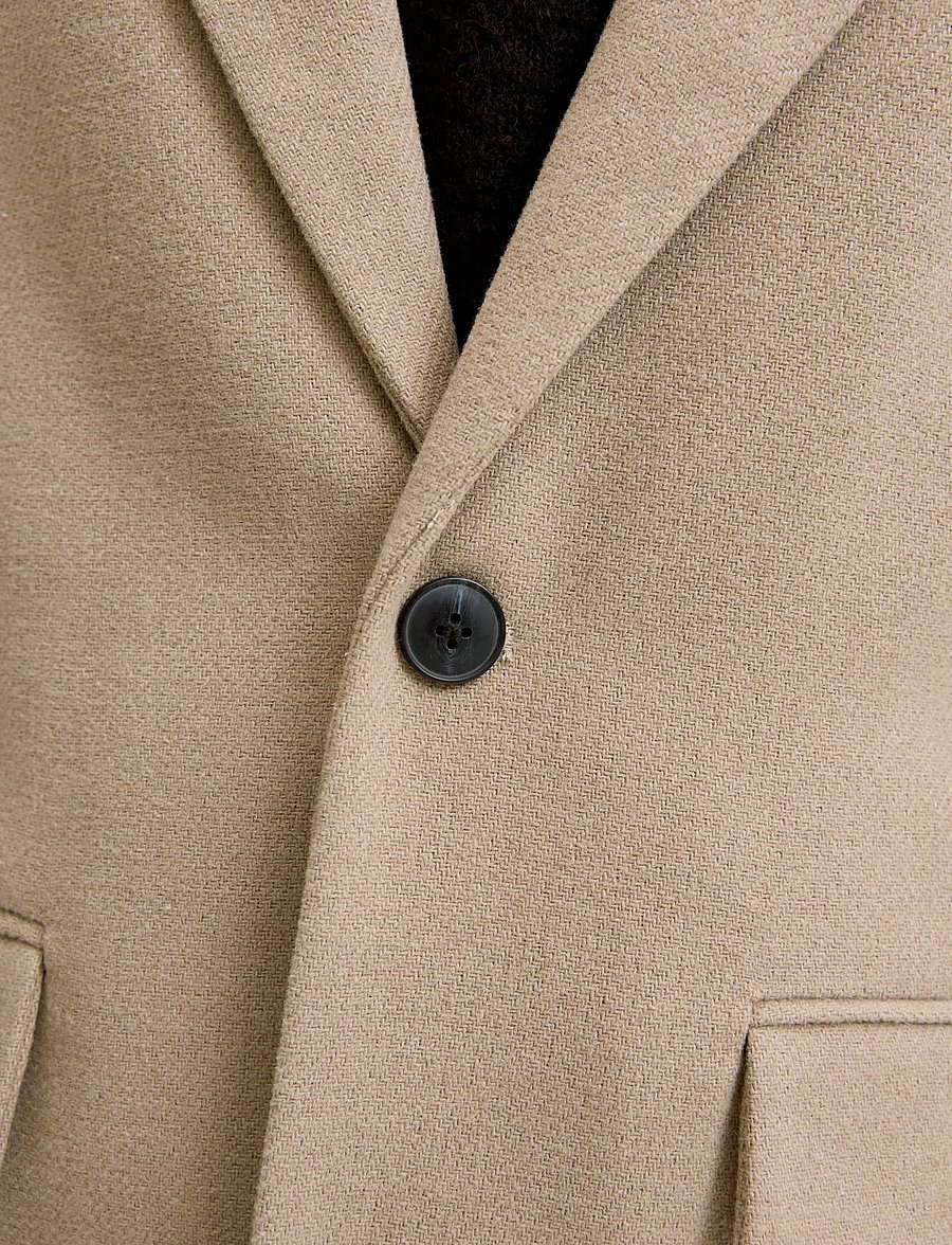 Jack & Jones - JJEHARRIS COAT SN - wollmäntel - greige - 4