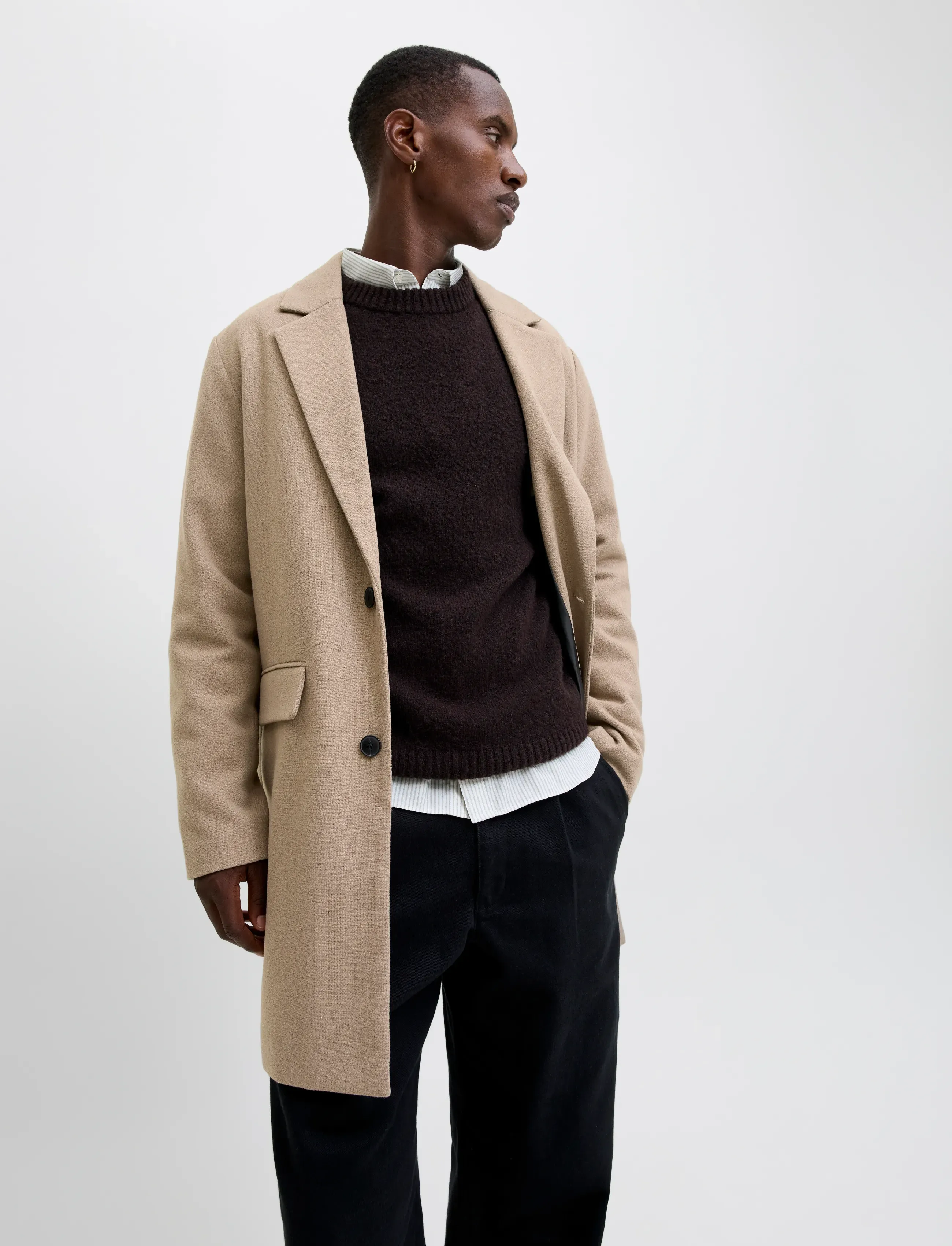Jack & Jones - JJEHARRIS COAT SN - frakker - greige - 5