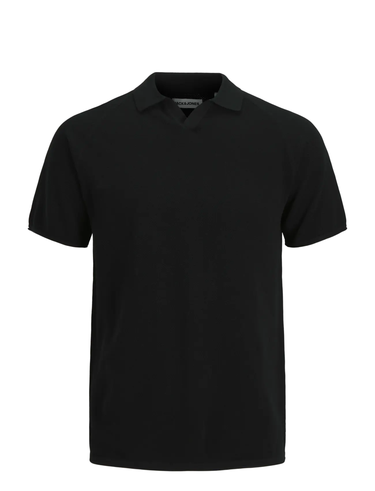 JACK & JONES Jjhill Knit Split Neck Ss26 Schwarz - XL - Herren