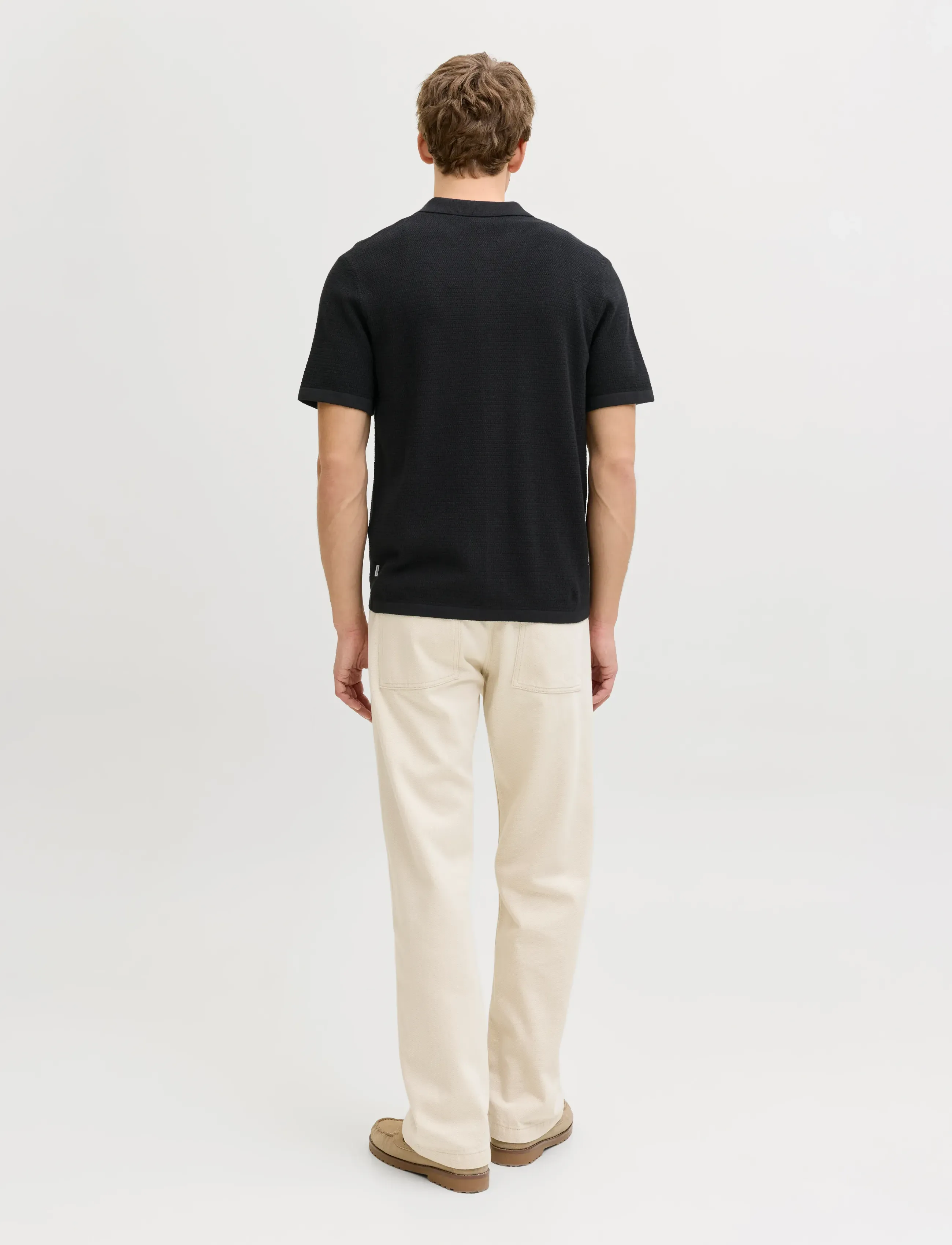 Jack & Jones - JJEGEORGE KNIT SHIRT SS SN - polostrik - black - 2
