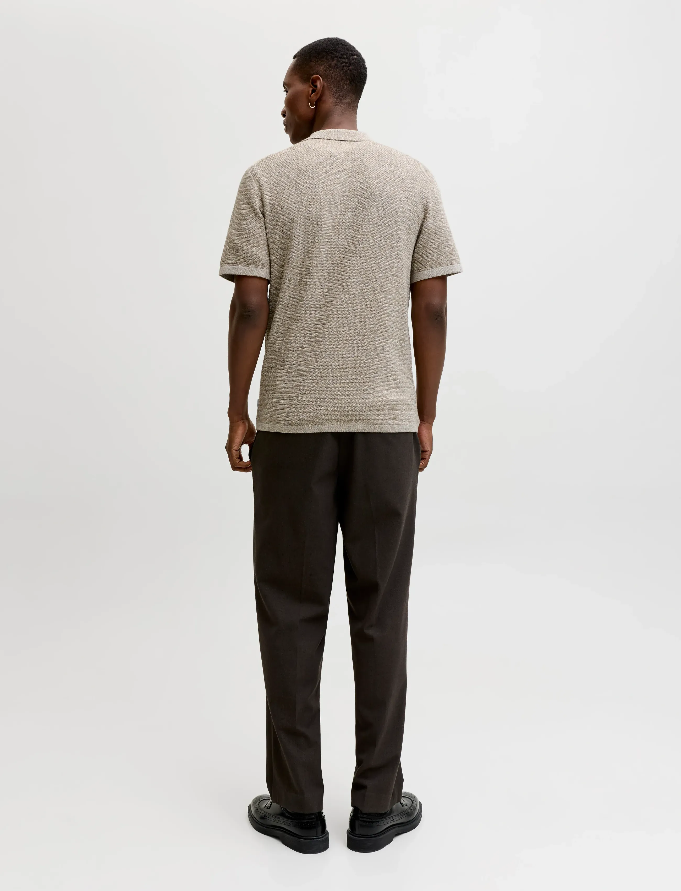 Jack & Jones - JJEGEORGE KNIT SHIRT SS SN - polostrik - coriander - 3
