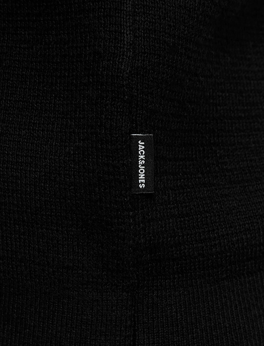 Jack & Jones - JPRBLAMILANO STITCH HIGH NECK CARDIGAN - black - 5