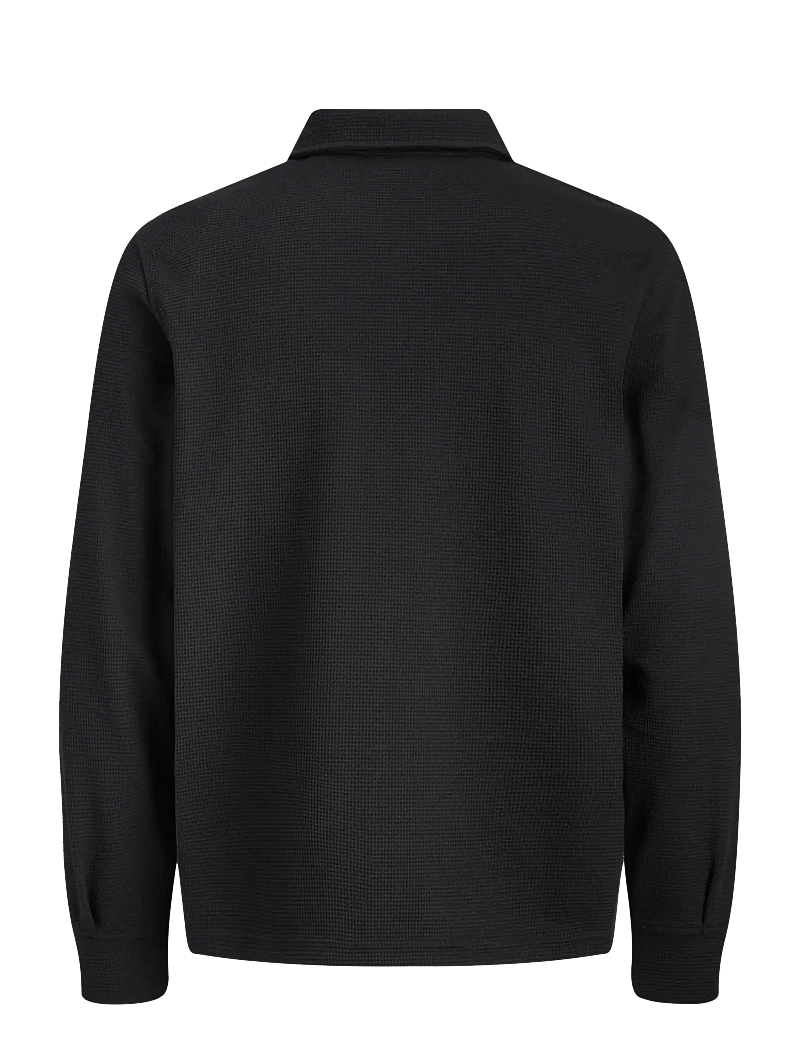 Jack & Jones - JJWAFFLE DAYTONA SWEAT OVERSHIRT - kollektioner - black - 2
