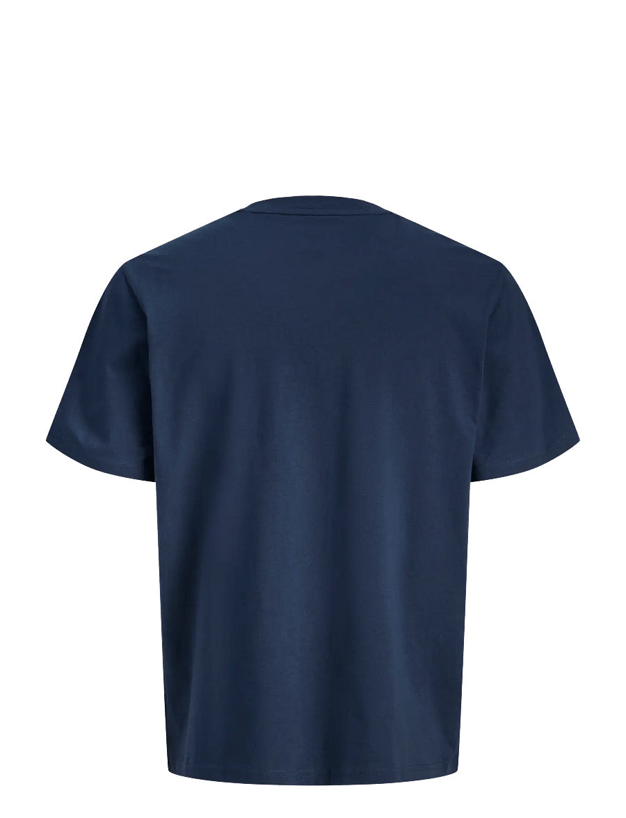 Jack & Jones - JJPERRY TEE SS CREW NECK - kurzärmelig - navy blazer - 2