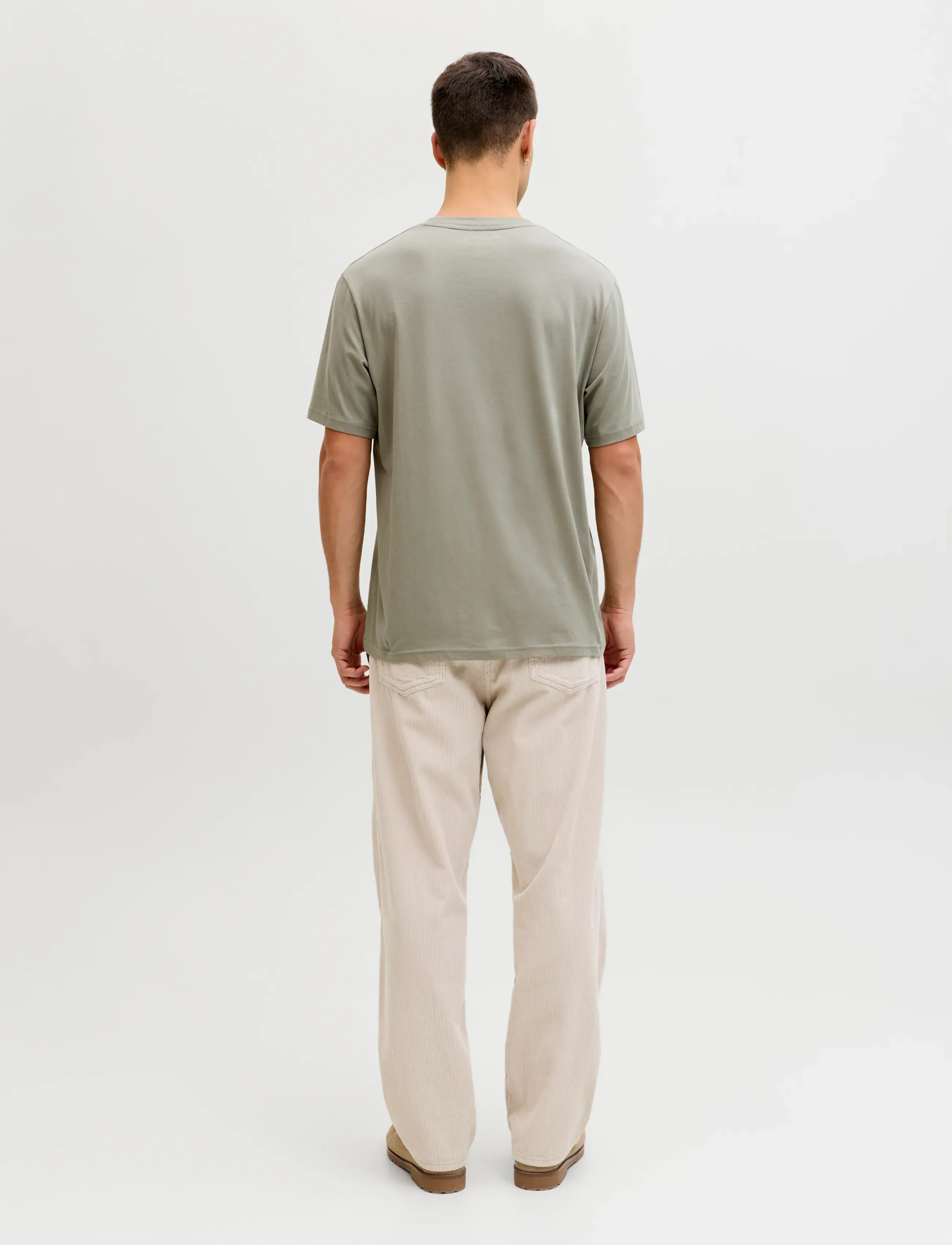 Jack & Jones - JJPERRY TEE SS CREW NECK - kurzärmelig - vetiver - 3