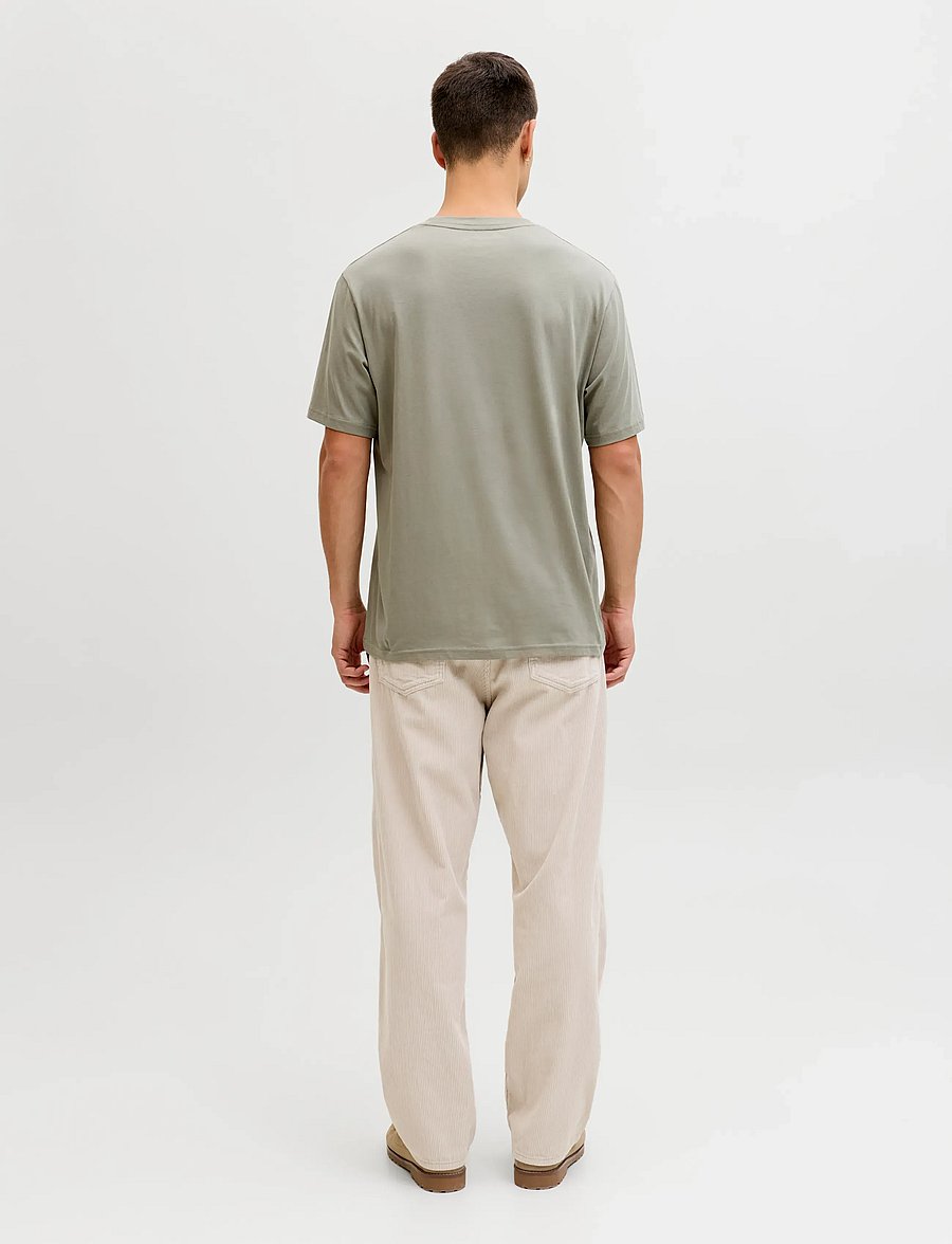 Jack & Jones - JJPERRY TEE SS CREW NECK - kurzärmelig - vetiver - 3