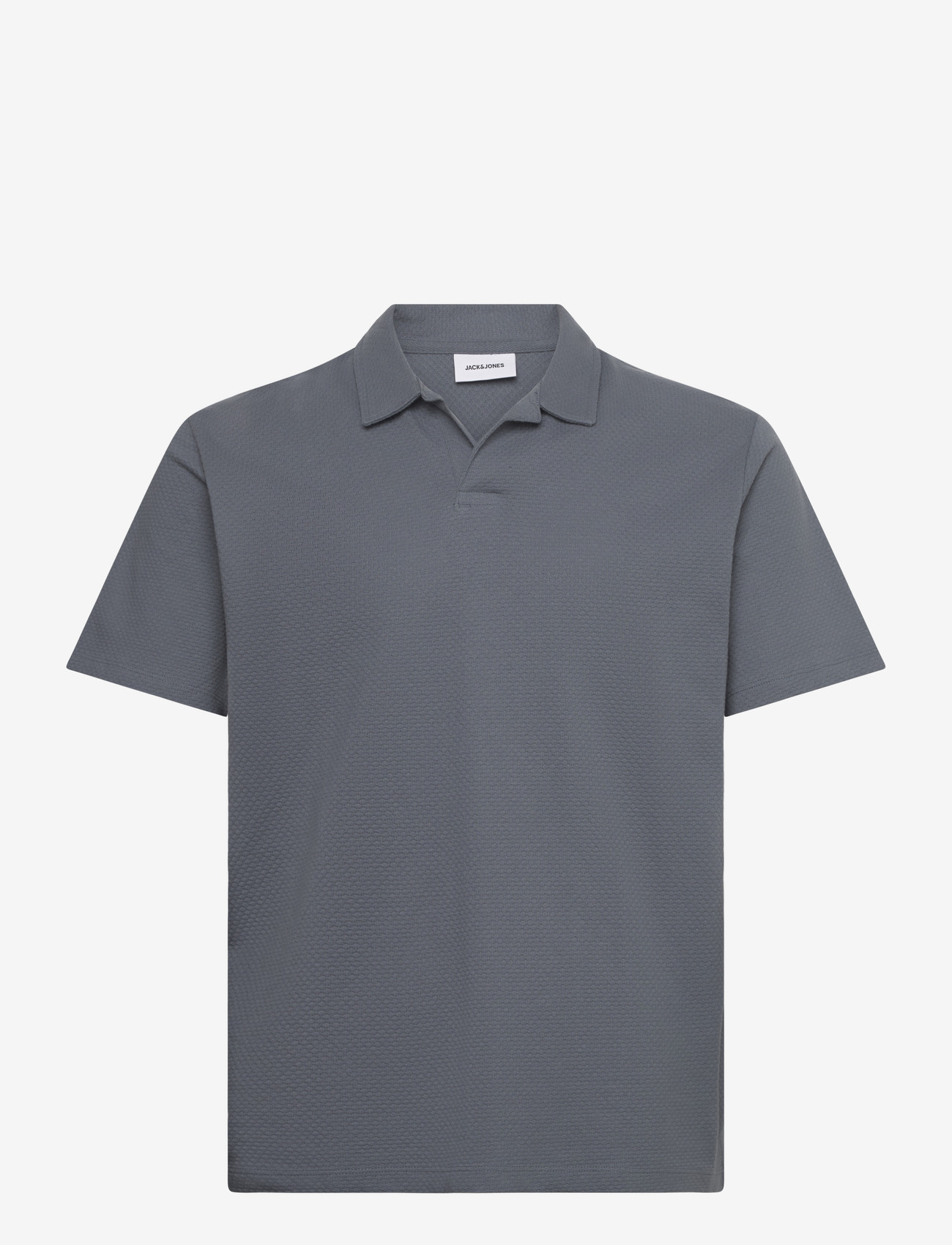 Jack & Jones - JJDEVIN DAYTONA STRUCTURE RESORT POLO SS - kortærmede poloer - blue mirage - 0