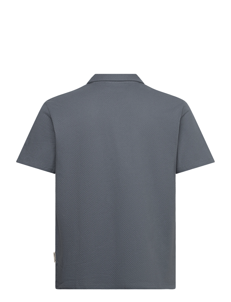 Jack & Jones - JJDEVIN DAYTONA STRUCTURE RESORT POLO SS - kortærmede poloer - blue mirage - 1