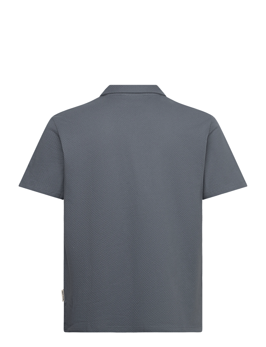 Jack & Jones - JJDEVIN DAYTONA STRUCTURE RESORT POLO SS - lühikeste varrukatega polod - blue mirage - 1