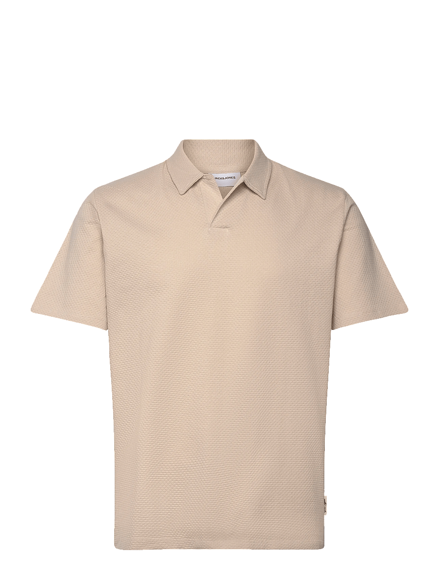 Jack & Jones - JJDEVIN DAYTONA STRUCTURE RESORT POLO SS - lühikeste varrukatega polod - moonbeam - 0