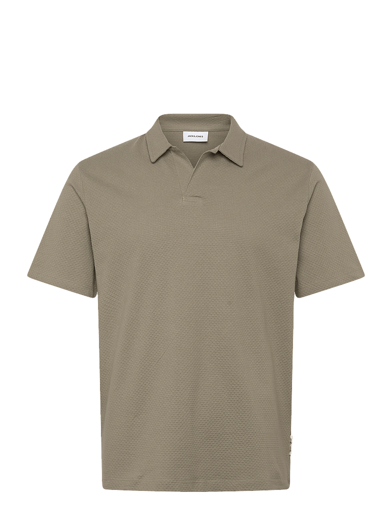 Jack & Jones - JJDEVIN DAYTONA STRUCTURE RESORT POLO SS - kortärmade pikéer - vetiver - 0