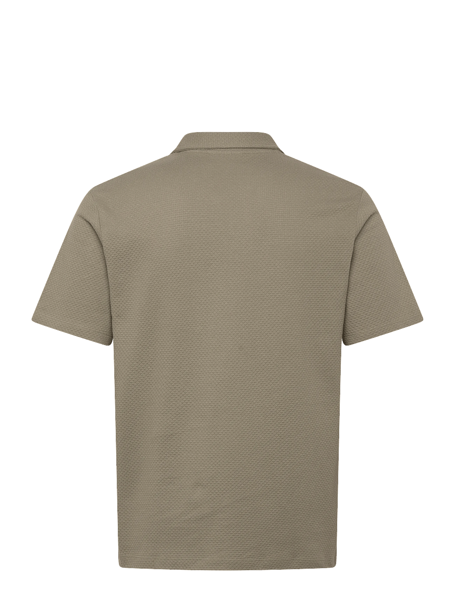 Jack & Jones - JJDEVIN DAYTONA STRUCTURE RESORT POLO SS - stutterma pólóbolir - vetiver - 1