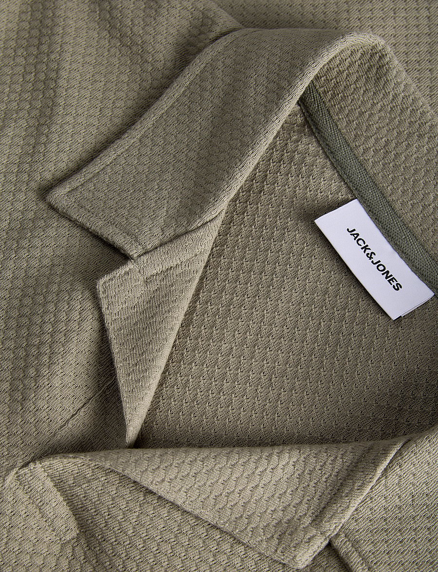 Jack & Jones - JJDEVIN DAYTONA STRUCTURE RESORT POLO SS - kurzärmelig - vetiver - 2