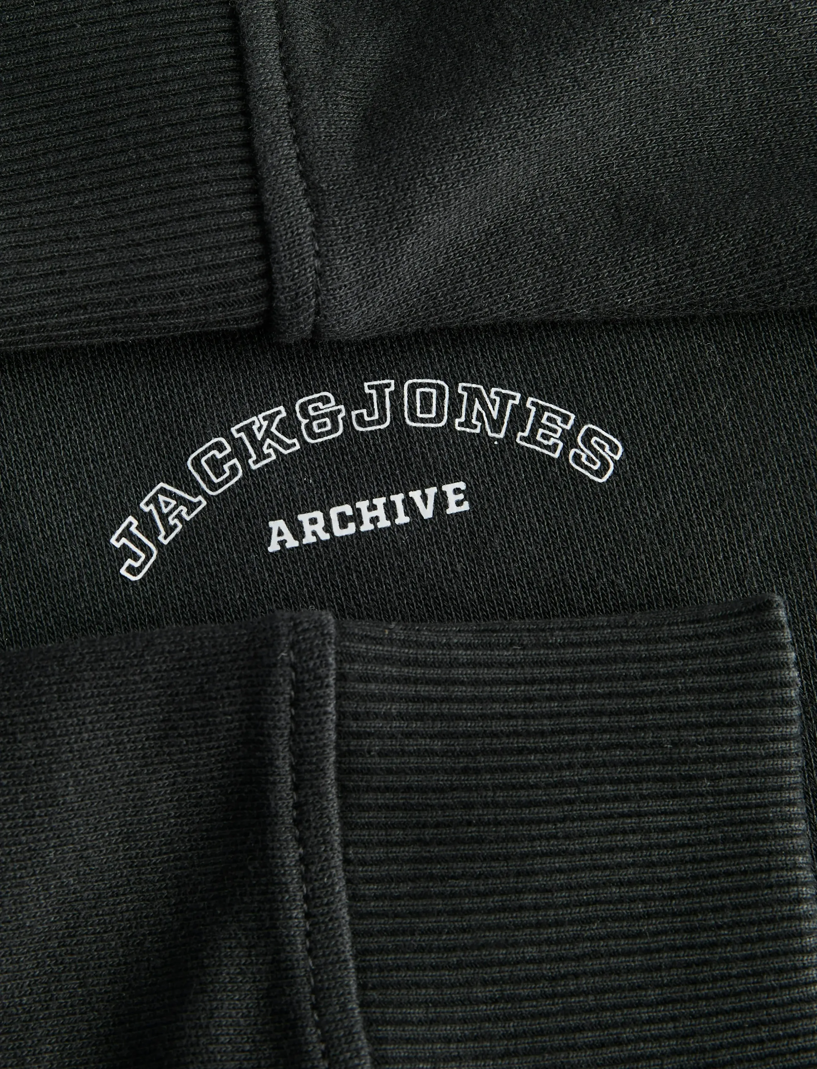 Jack & Jones - JJCOLLEGE LOGO SWEAT HOOD - kapuzenpullover - black - 3