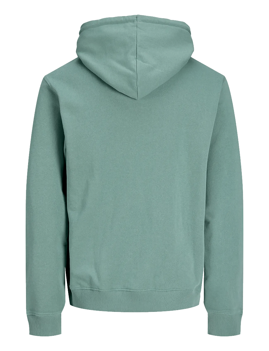 Jack & Jones - JJCOLLEGE LOGO SWEAT HOOD - hættetrøjer - mineral blue - 2