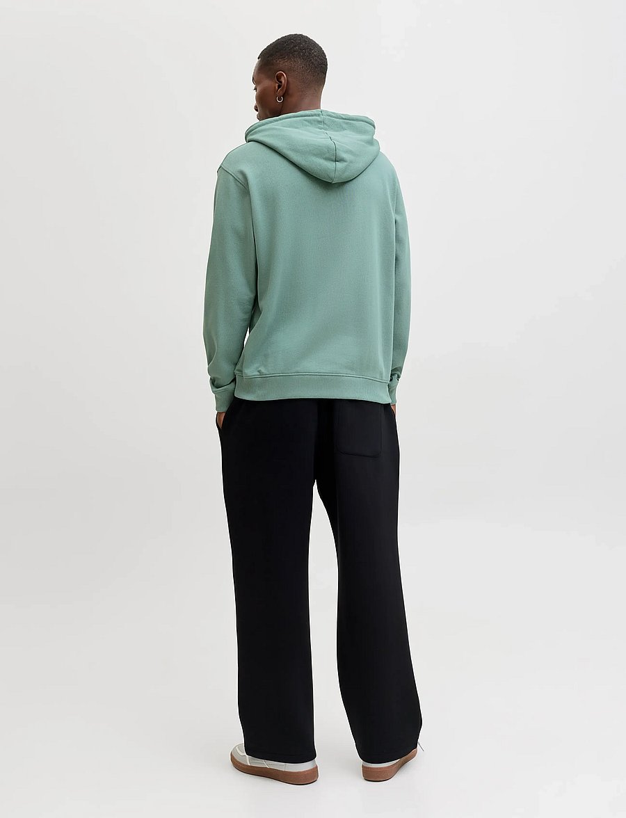 Jack & Jones - JJCOLLEGE LOGO SWEAT HOOD - hættetrøjer - mineral blue - 3
