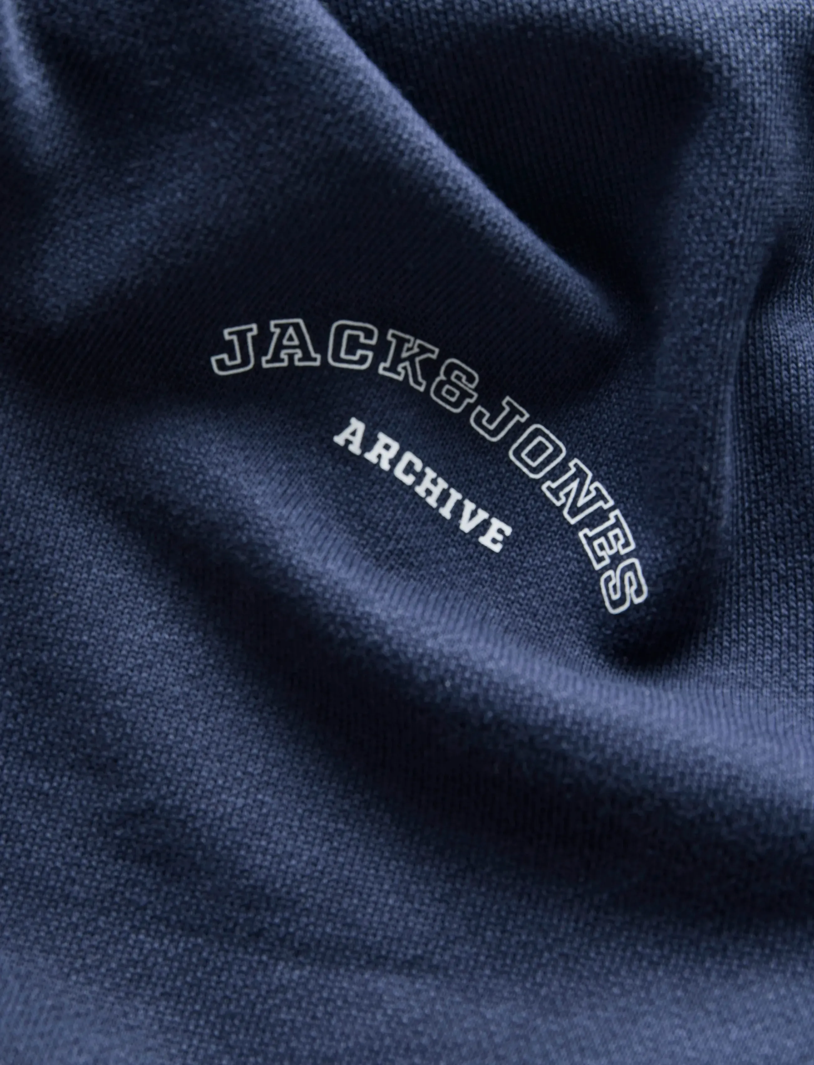 Jack & Jones - JJCOLLEGE LOGO SWEAT ZIP HOOD - hættetrøjer - navy blazer - 3