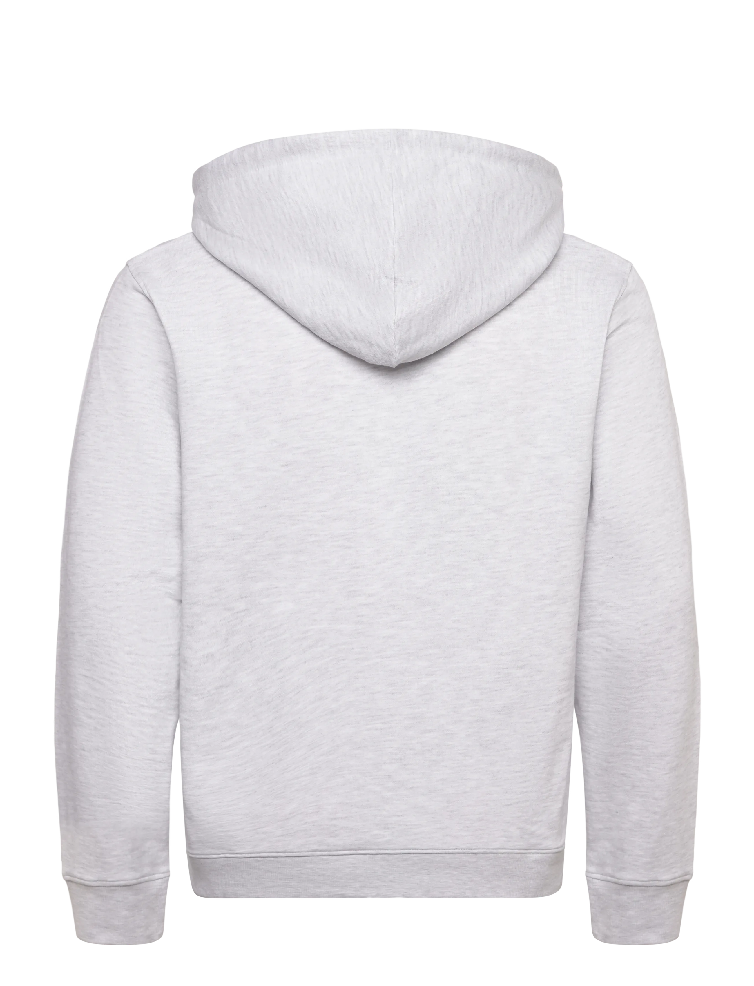 Jack & Jones - JJCOLLEGE LOGO SWEAT ZIP HOOD - hættetrøjer - white melange - 2