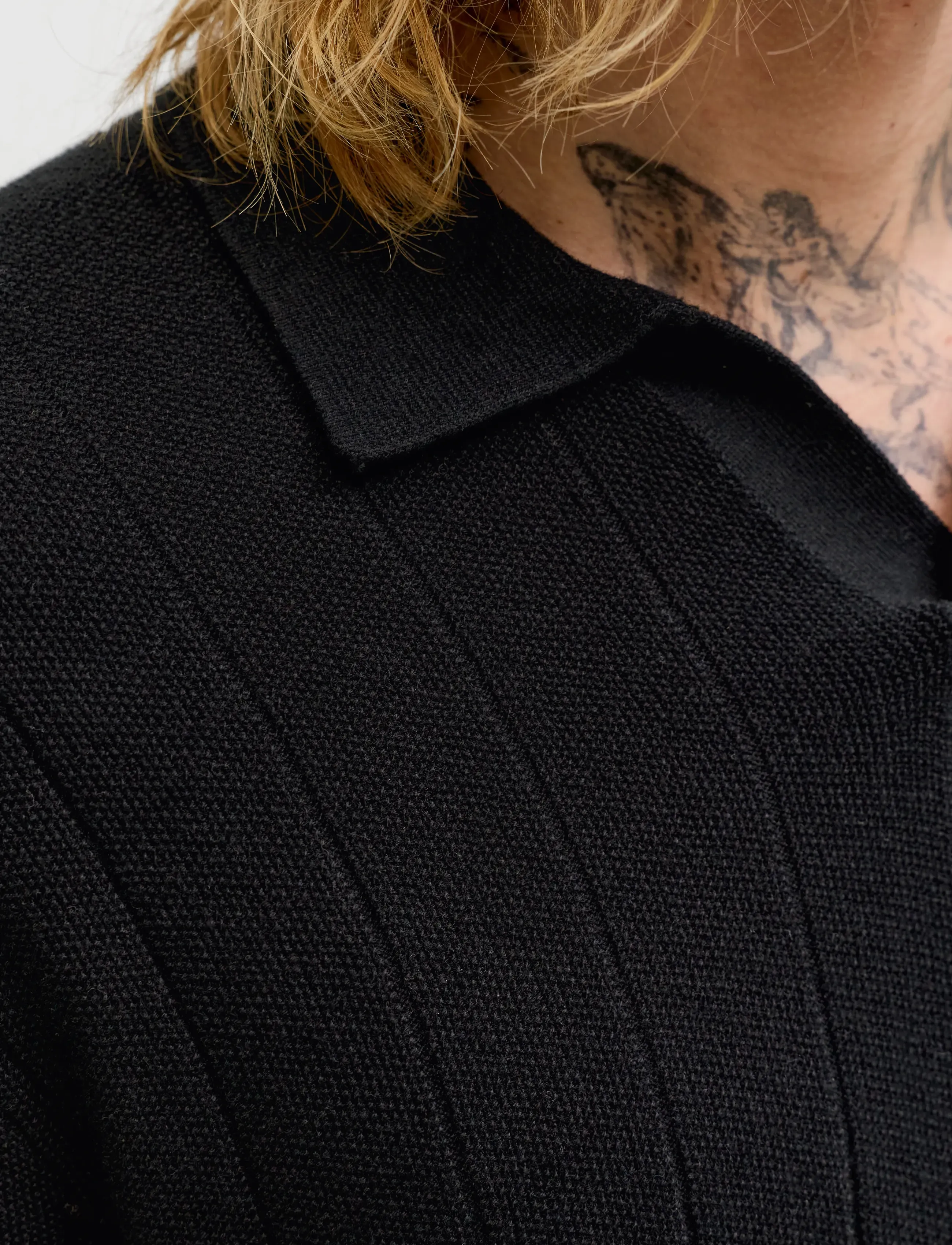 Jjebradley Knit Split Neck Ss Sn 4
