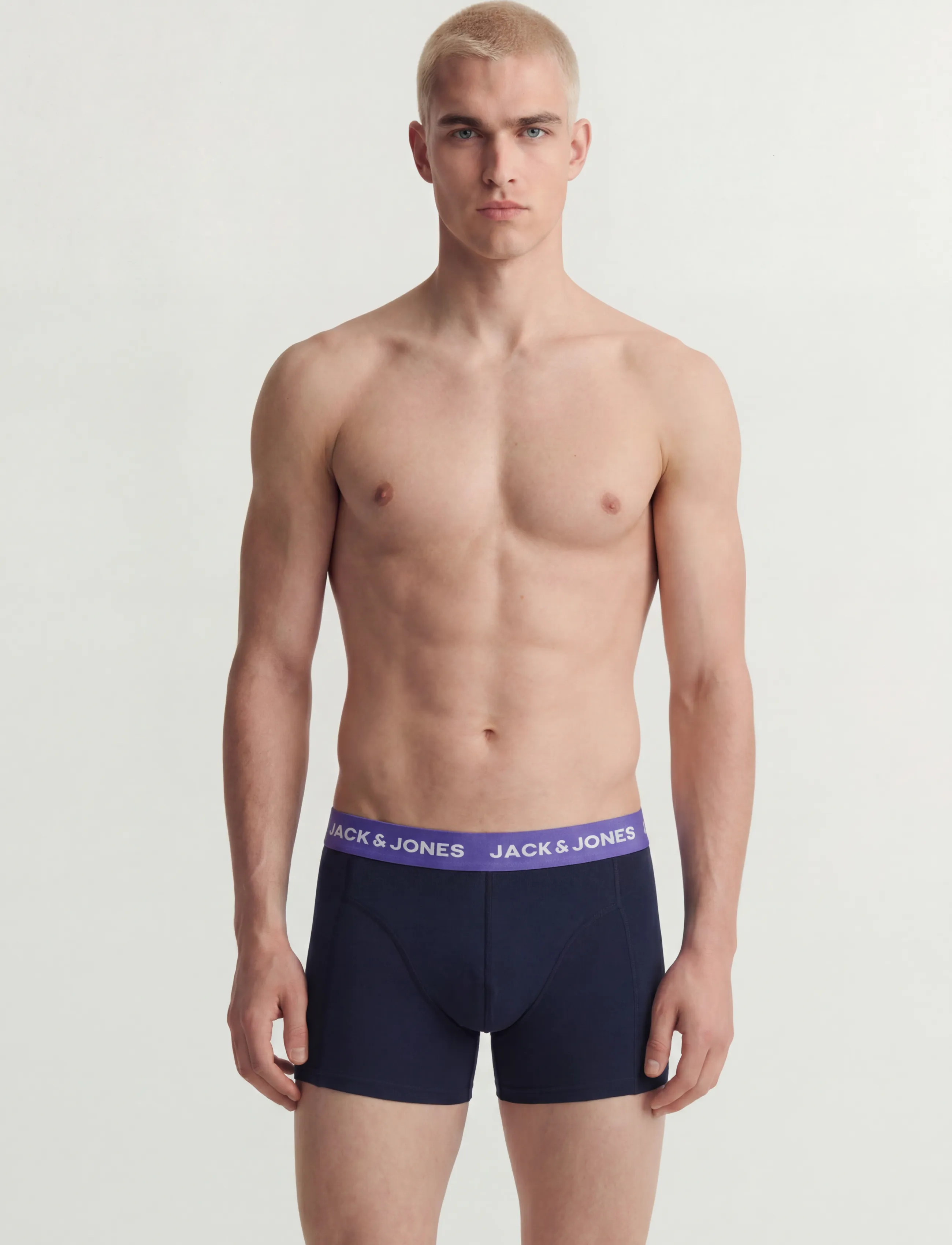 Jack & Jones Jackyle Solid Trunks 12 Pack, XXL, Navy, Undertøj > Boxershorts, Herre
