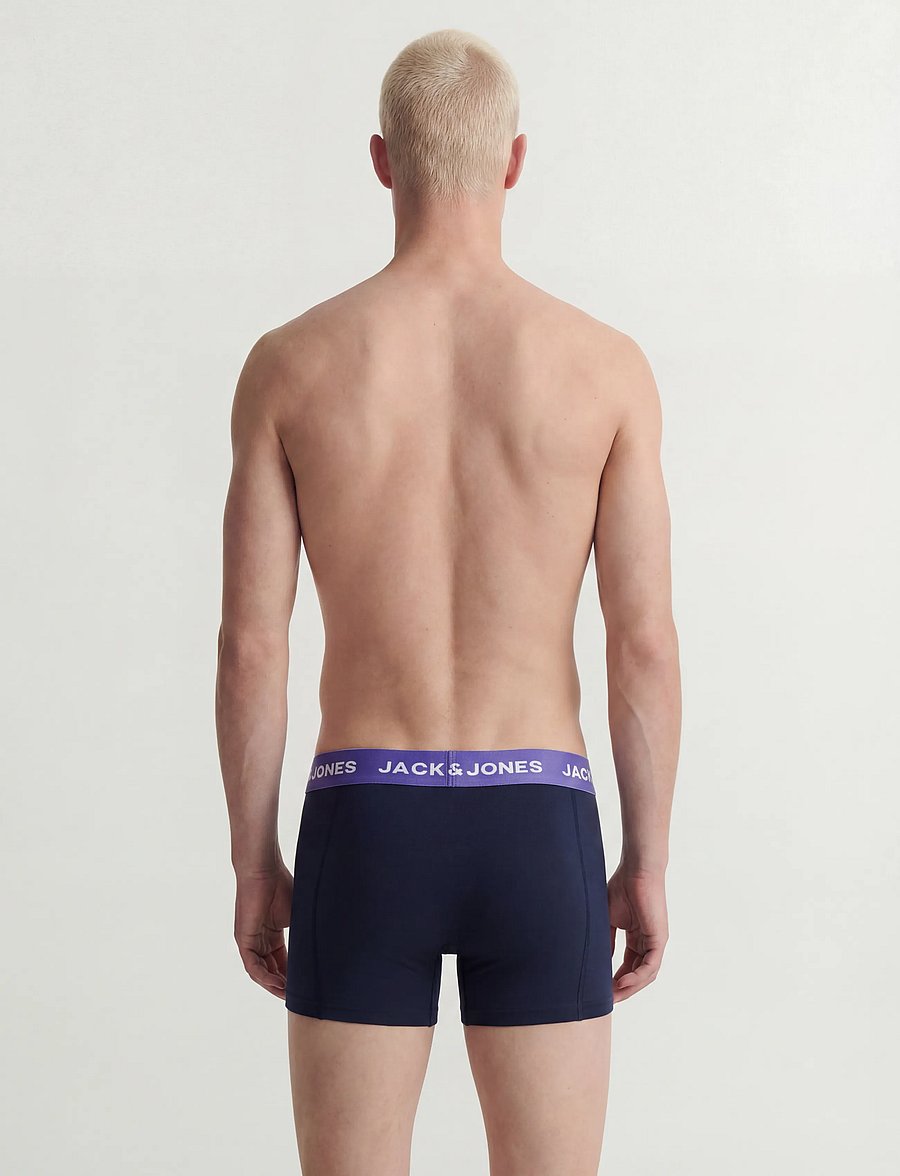 Jack & Jones - JACKYLE SOLID TRUNKS 12 PACK - navy blazer - 4