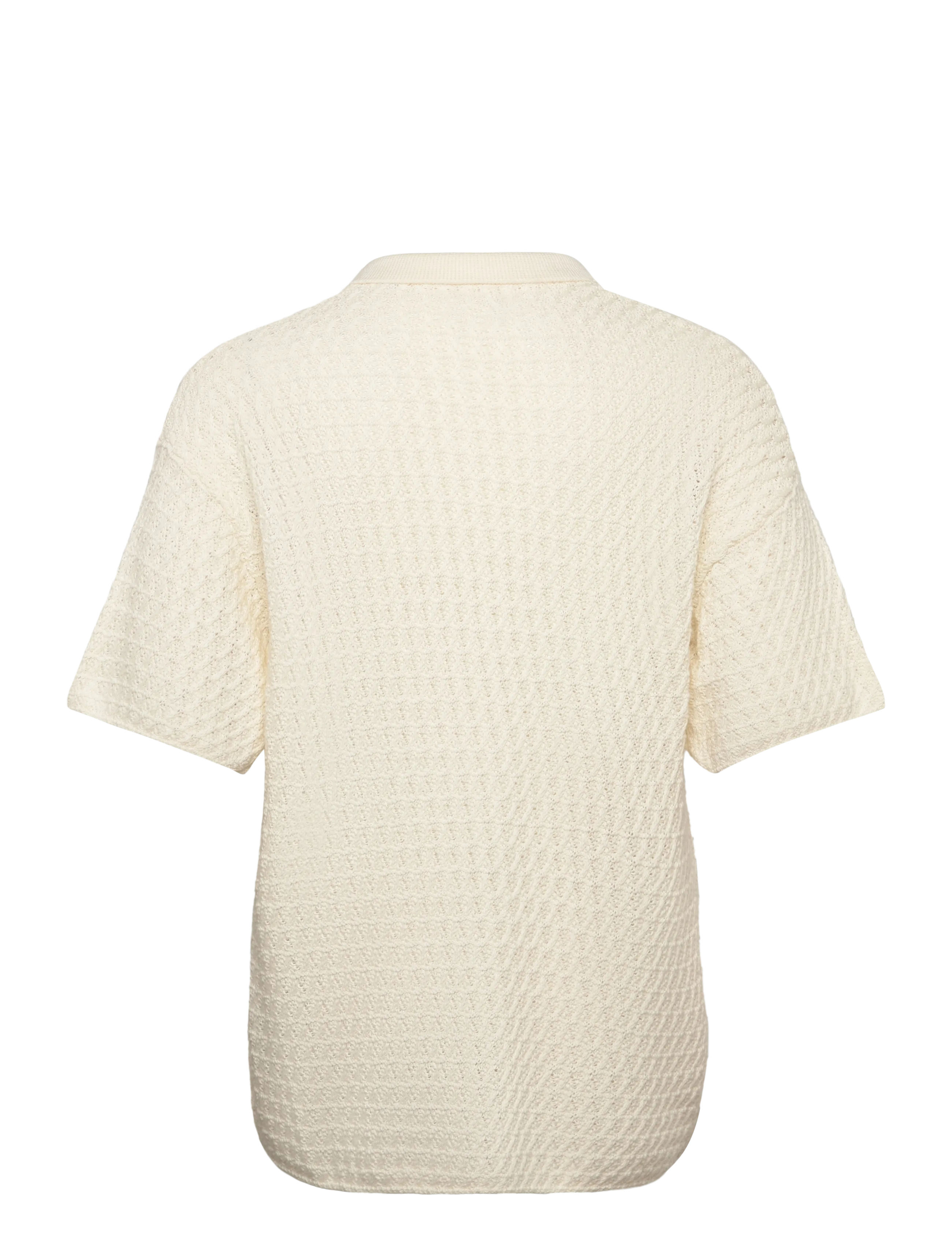 Jack & Jones - JJHUDSON KNIT SPLIT NECK - knitted polos - cloud dancer - 2