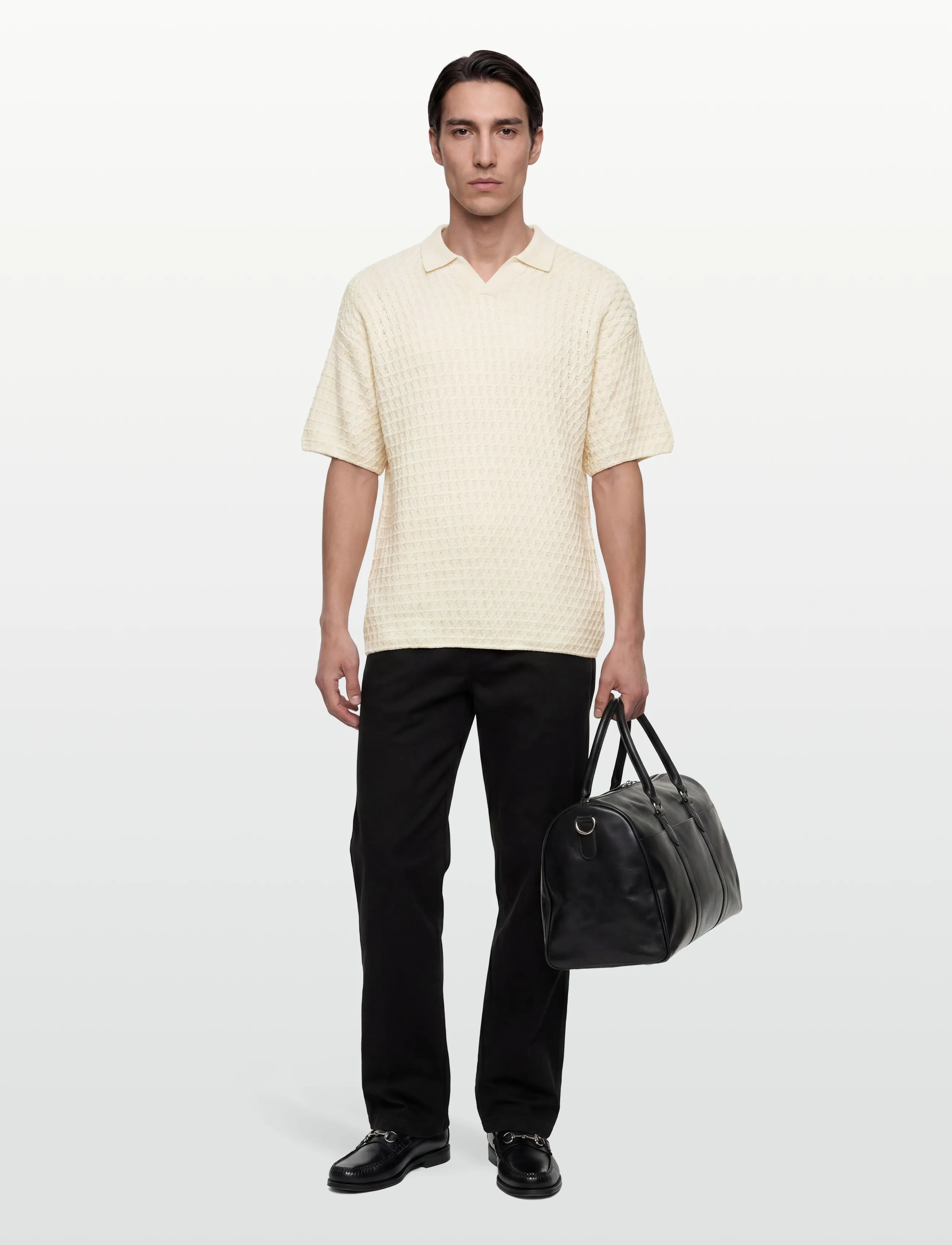 Jjhudson Knit Split Neck
