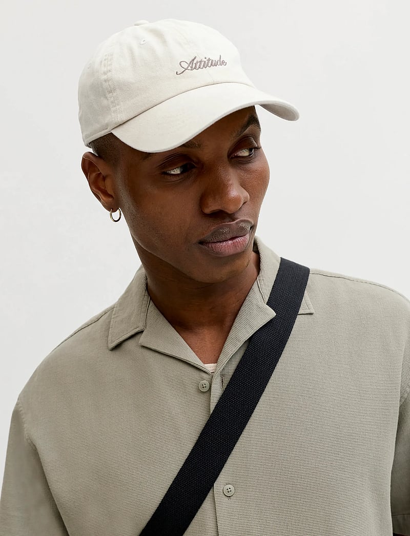 Jack & Jones - JACSOFT BASE WASHED CAP SN - kasketter - antique white - 4