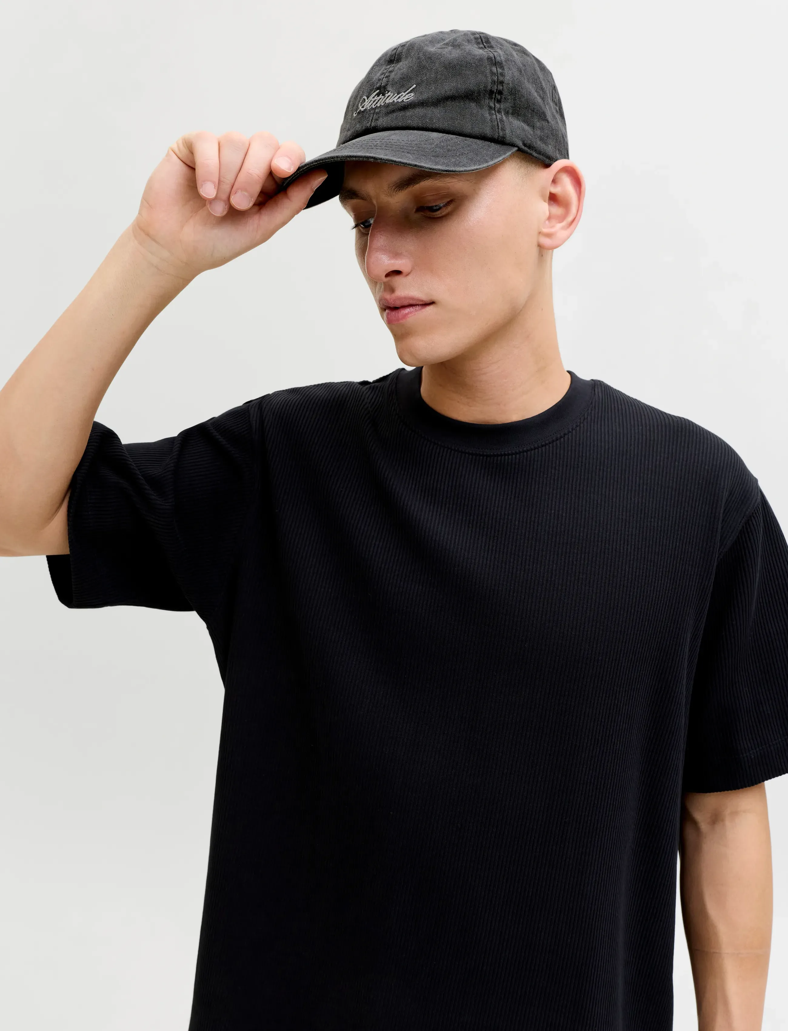Jack & Jones Jacsoft Base Washed Cap Sn, One Size, Headwear, Grau - Caps, Männerswear