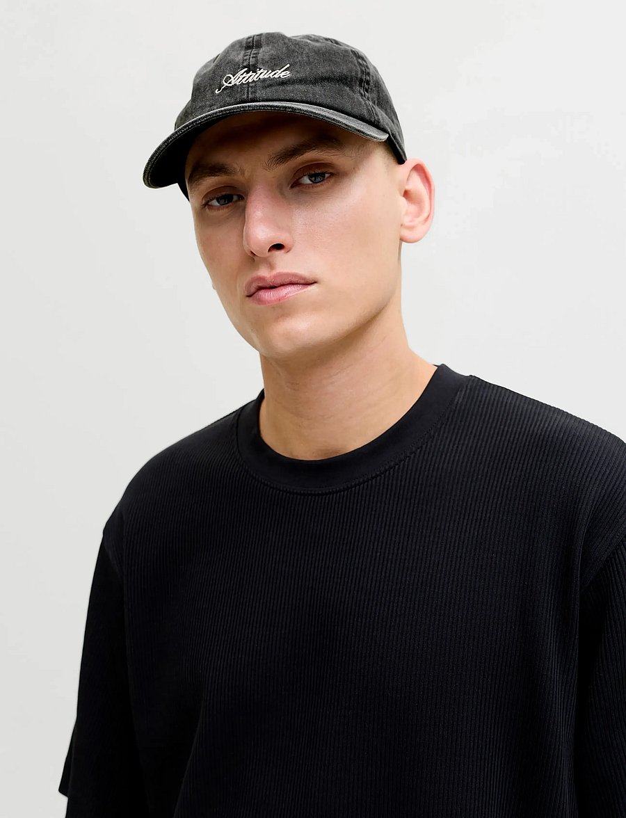 Jack & Jones - JACSOFT BASE WASHED CAP SN - kappen - black - 4