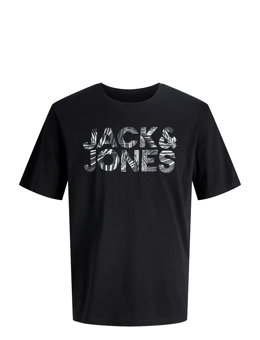 Jack & Jones - JJEJEFF LOGO TEE SS SN - kurzärmelig - black - 1
