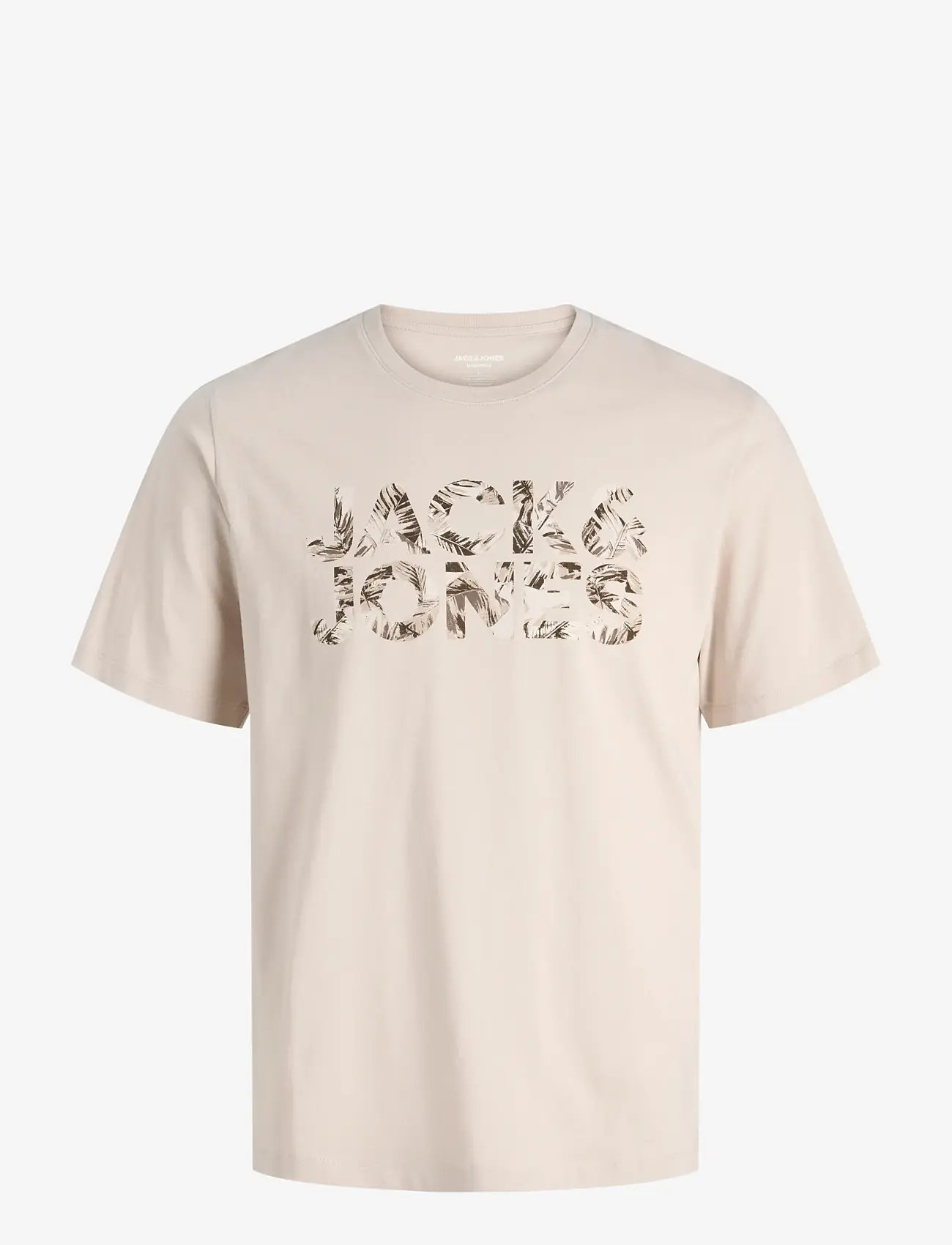 Jack & Jones - JJEJEFF LOGO TEE SS SN - short-sleeved t-shirts - moonbeam - 1