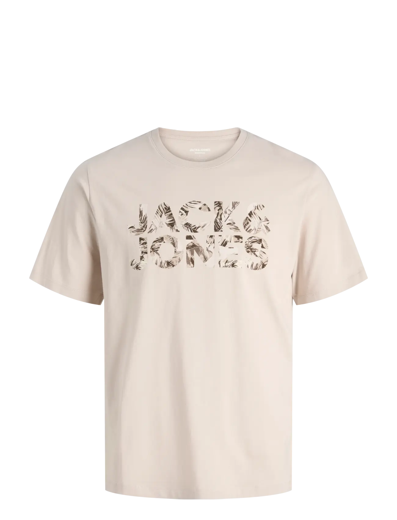 Jack & Jones JJEJEFF LOGO TEE SS SN - Kleidung - MOONBEAM / cream