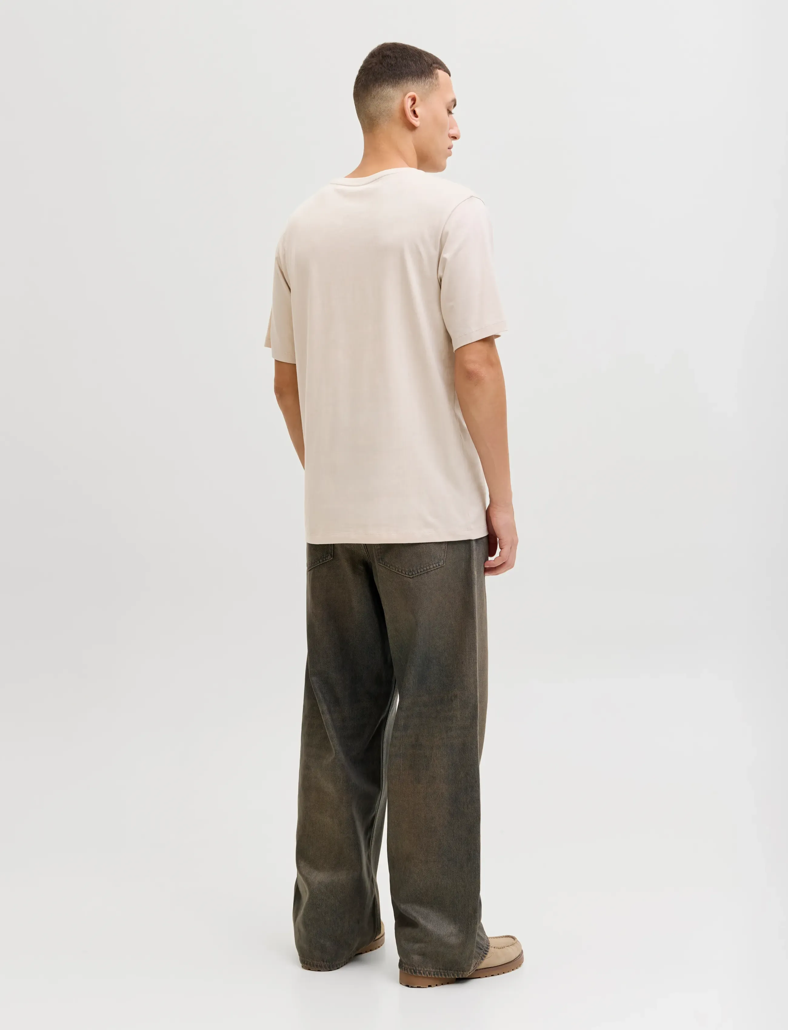 Jack & Jones - JJEJEFF LOGO TEE SS SN - die niedrigsten preise - moonbeam - 3