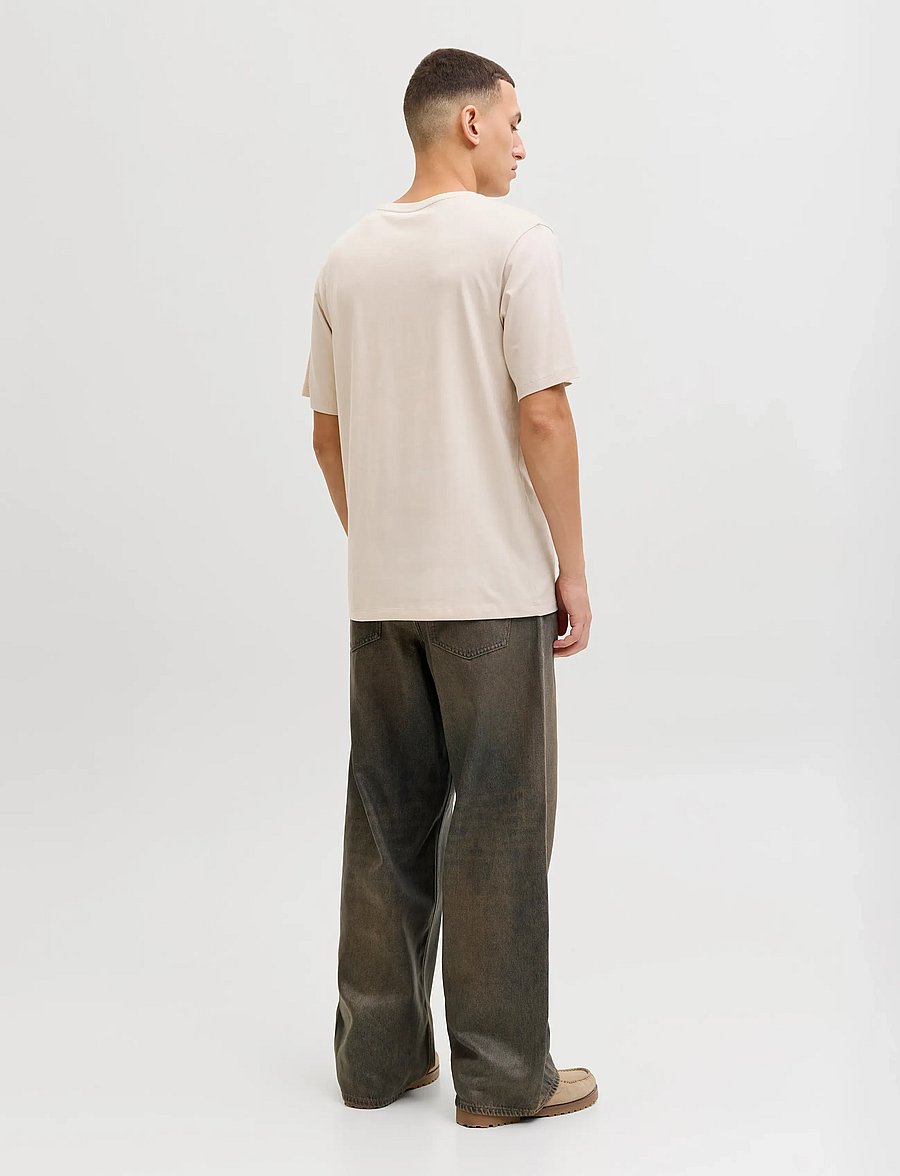 Jack & Jones - JJEJEFF LOGO TEE SS SN - kurzärmelig - moonbeam - 3