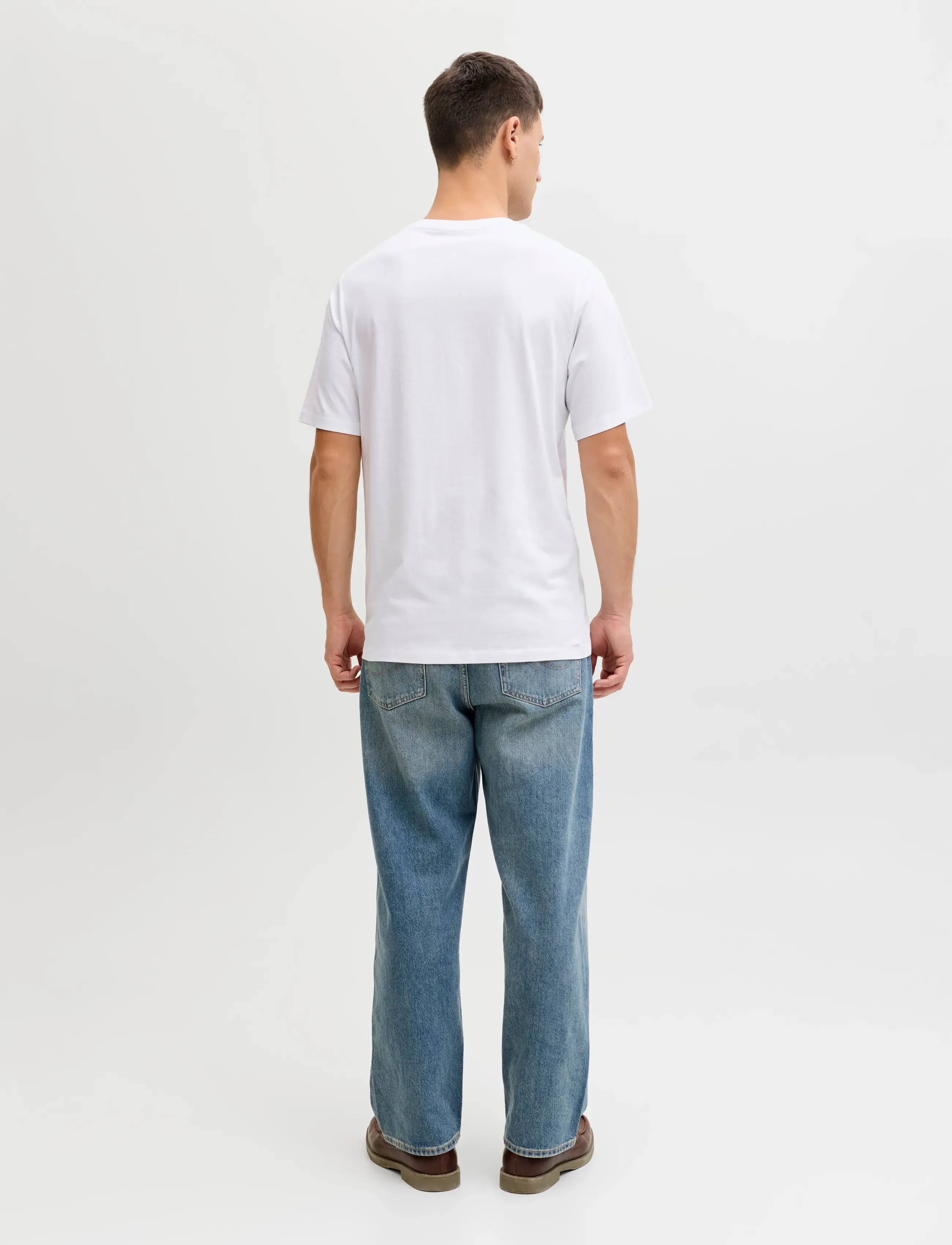 JACK & JONES Jjejeff Logo Tee Ss Sn t-shirts med tryck herr – bild 2
