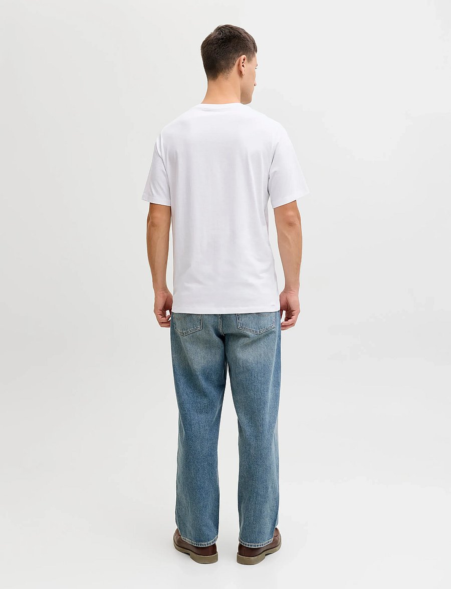 Jack & Jones - JJEJEFF LOGO TEE SS SN - kurzärmelig - white - 2