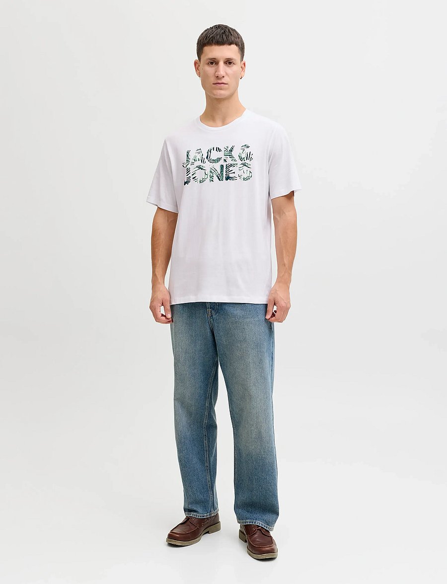Jack & Jones - JJEJEFF LOGO TEE SS SN - kurzärmelig - white - 3