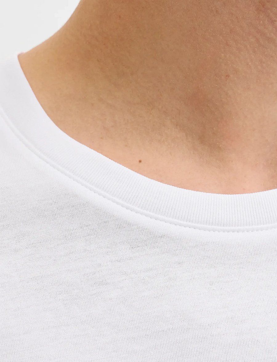 Jack & Jones - JJEJEFF LOGO TEE SS SN - kurzärmelig - white - 4