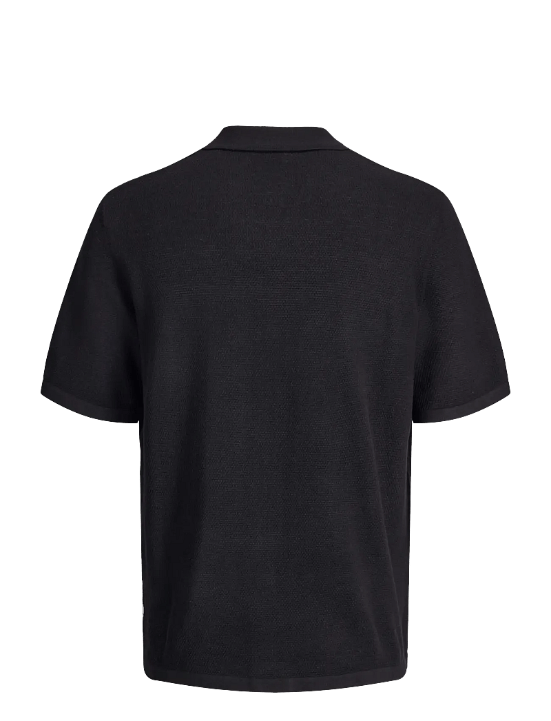 Jack & Jones - JJCHRIS KNIT RESORT SS - polostrik - black - 2