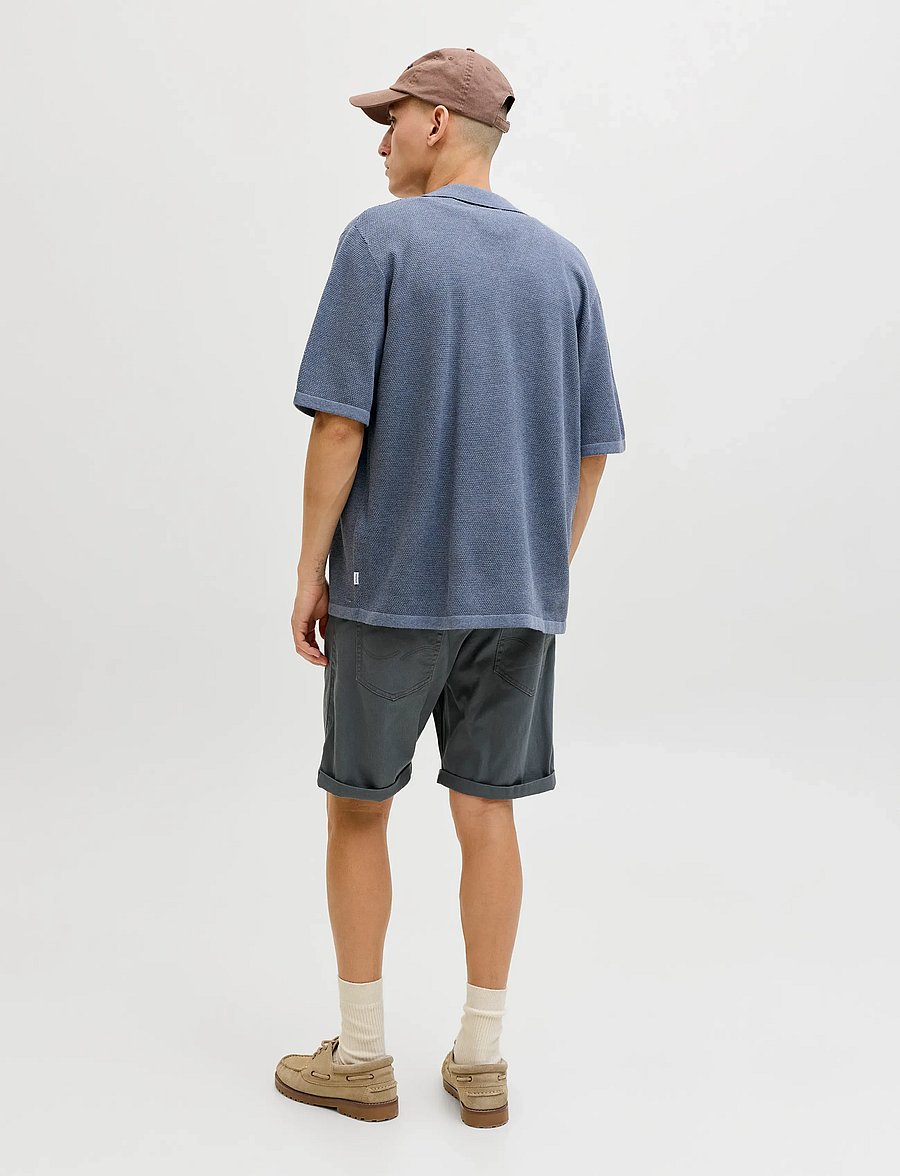 Jack & Jones - JJCHRIS KNIT RESORT SS - kootud polosärgid - blue mirage - 3