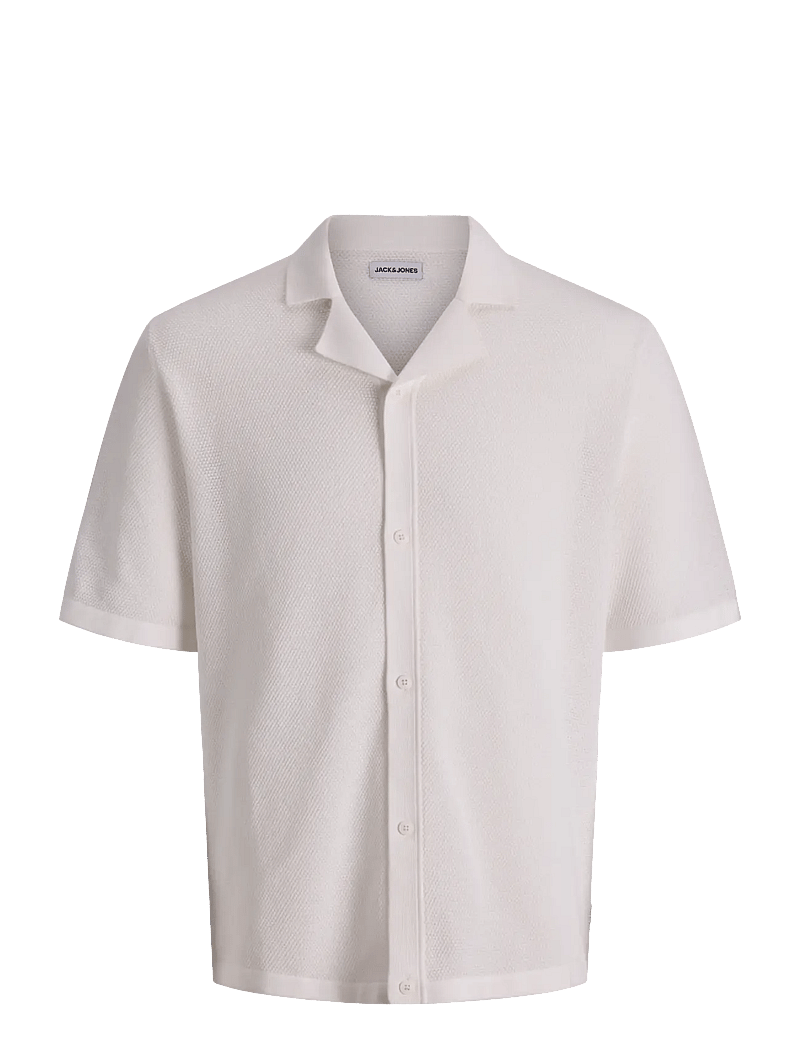 Jack & Jones - JJCHRIS KNIT RESORT SS - polostrik - cloud dancer - 1