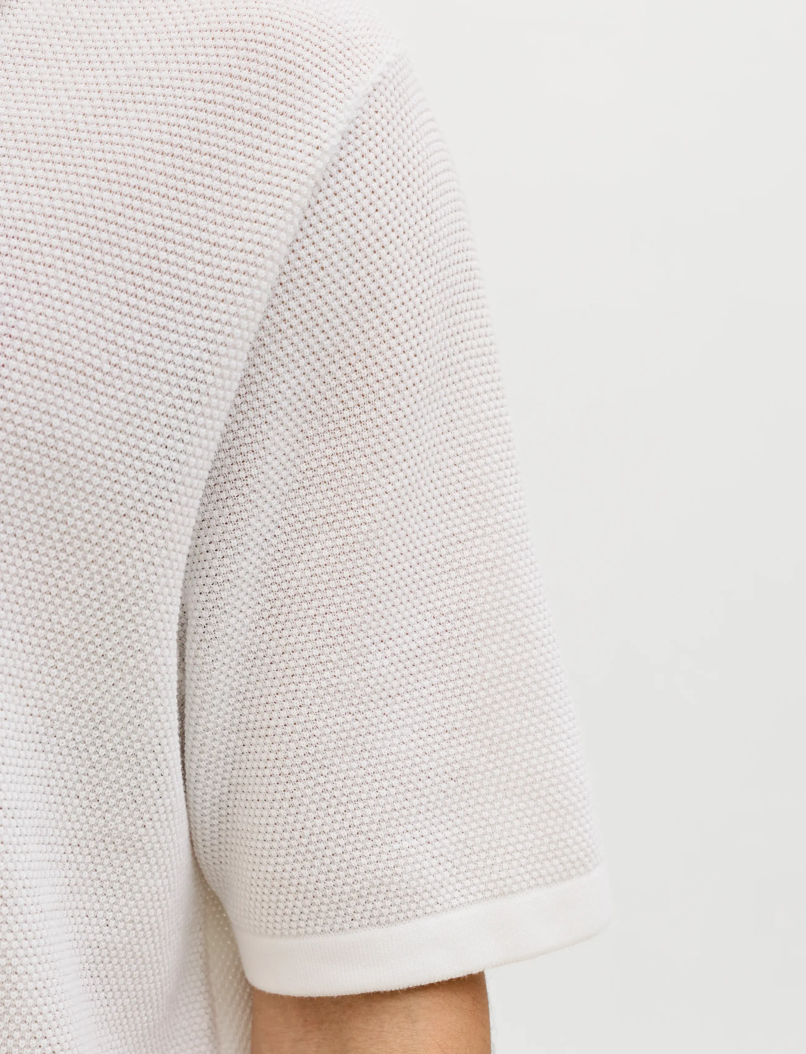 Jack & Jones JJCHRIS KNIT RESORT SS - Strickmode - CLOUD DANCER / cream