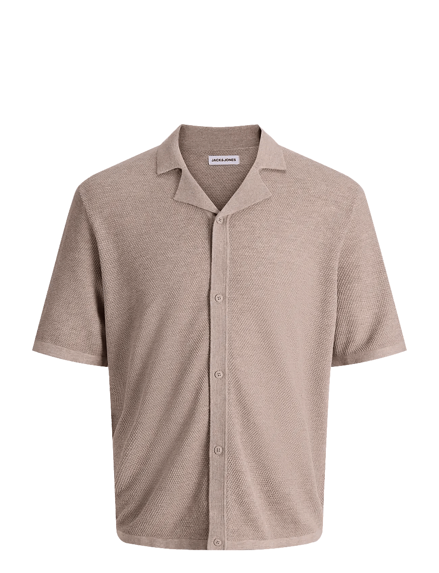 Jack & Jones - JJCHRIS KNIT RESORT SS - kootud polosärgid - string - 1