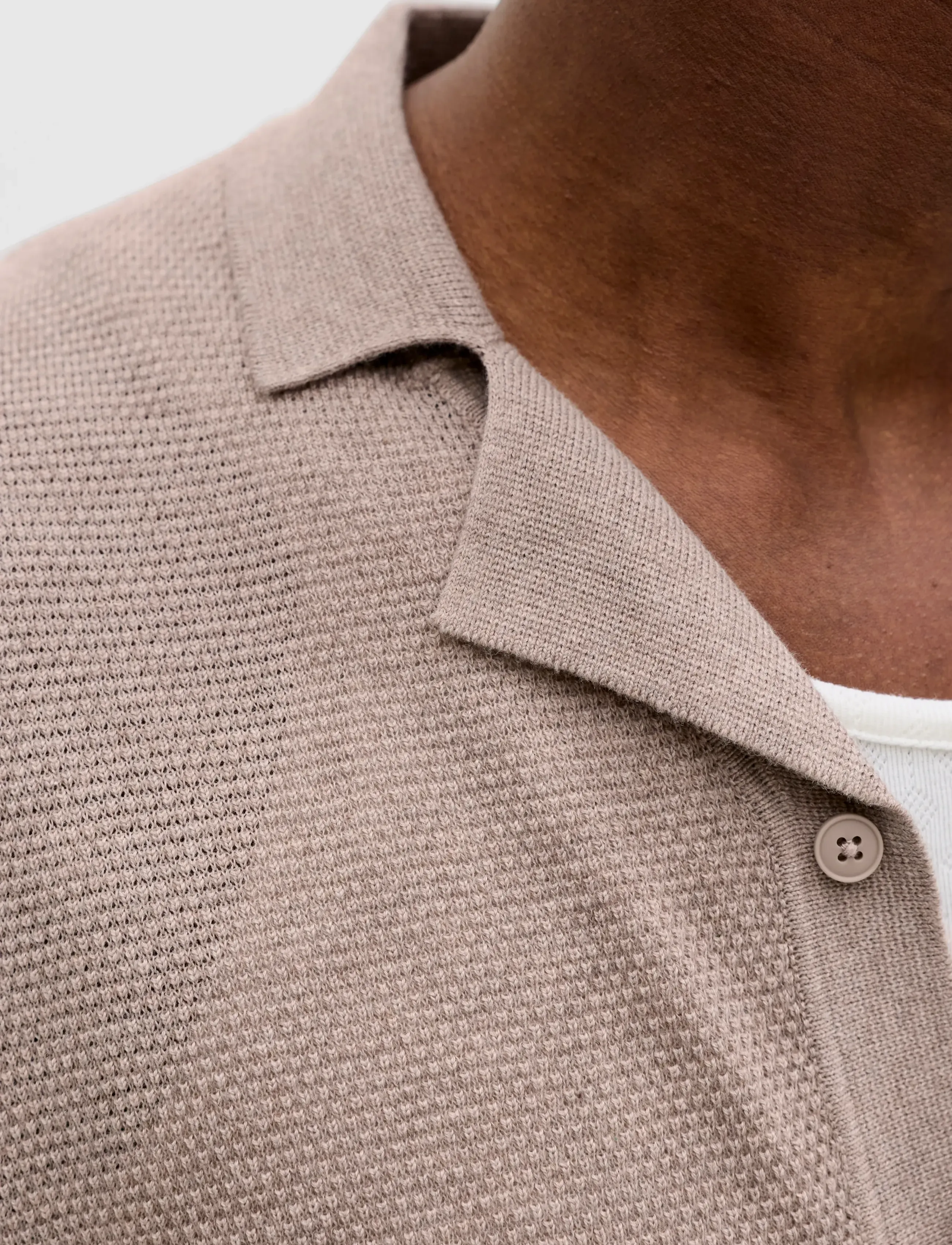Jack & Jones - JJCHRIS KNIT RESORT SS - kootud polosärgid - string - 5