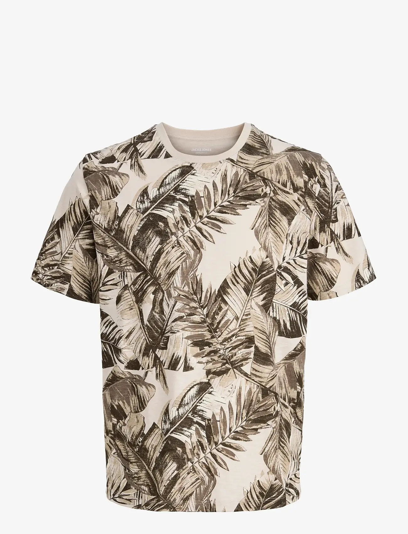 Jack & Jones - JJJEFF AOP TEE SS CREW NECK - kortærmede t-shirts - moonbeam - 1