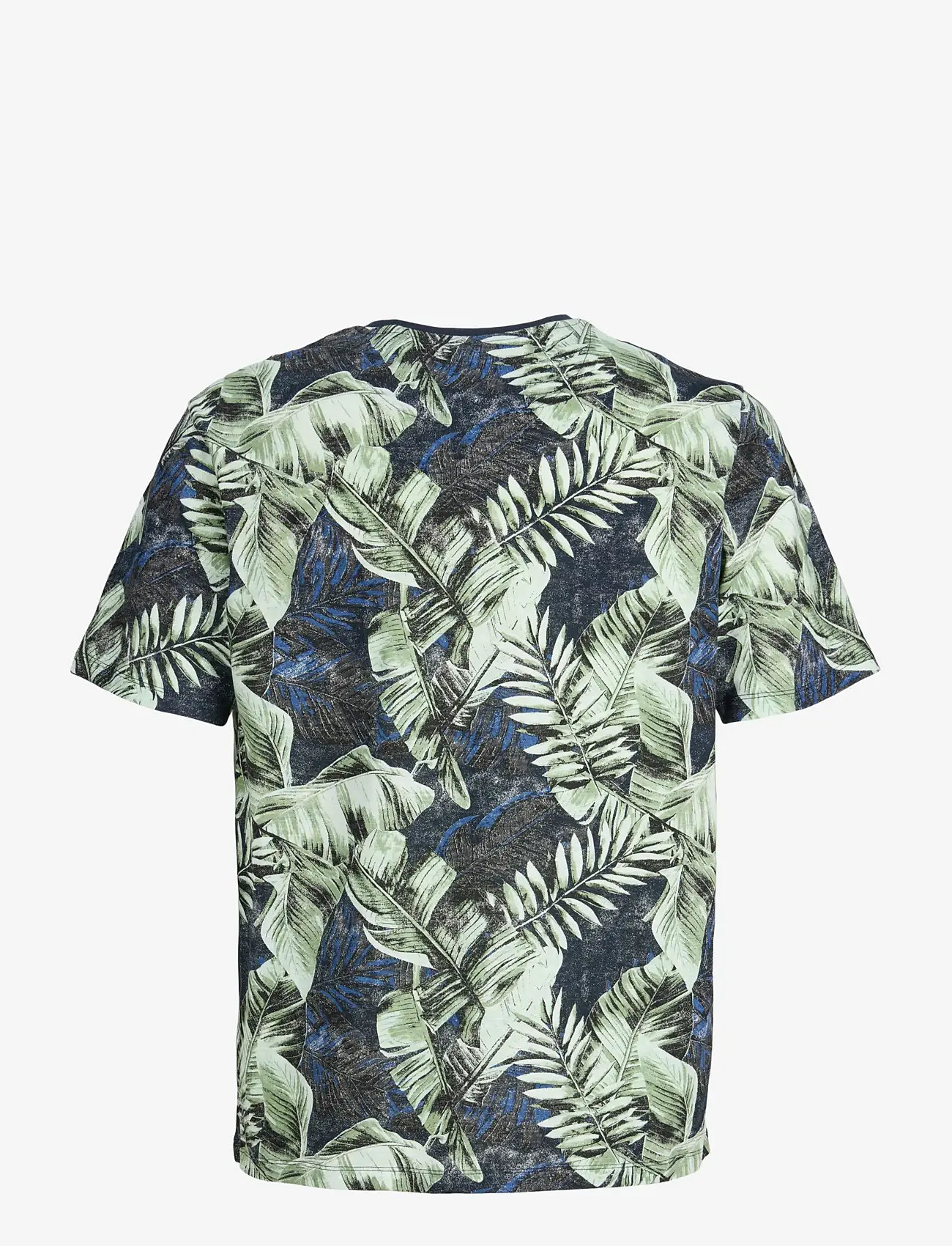 Jack & Jones - JJJEFF AOP TEE SS CREW NECK - kortærmede t-shirts - sky captain - 2