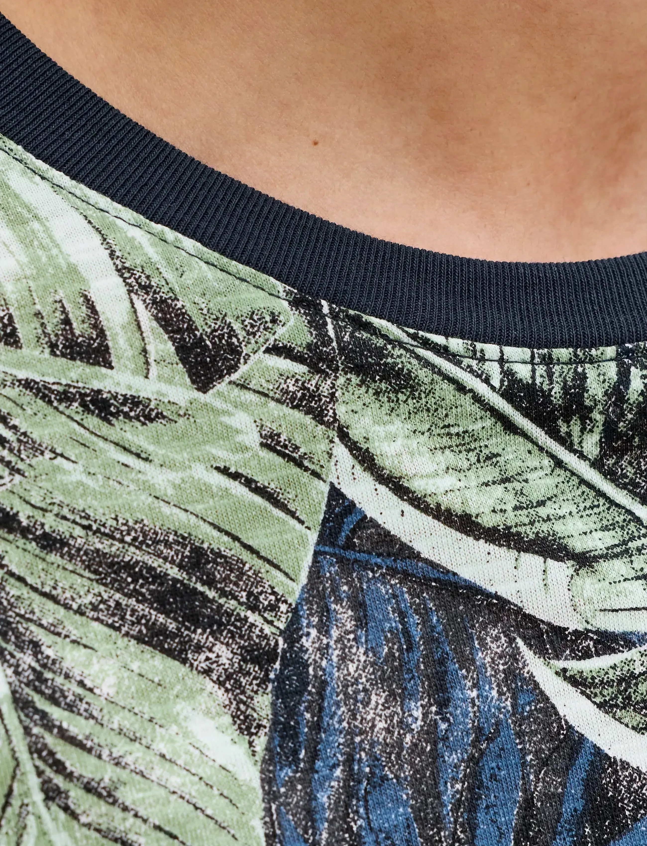 JACK & JONES Jjjeff Aop Tee Ss Crew Neck t-shirts med tryck herr – bild 6